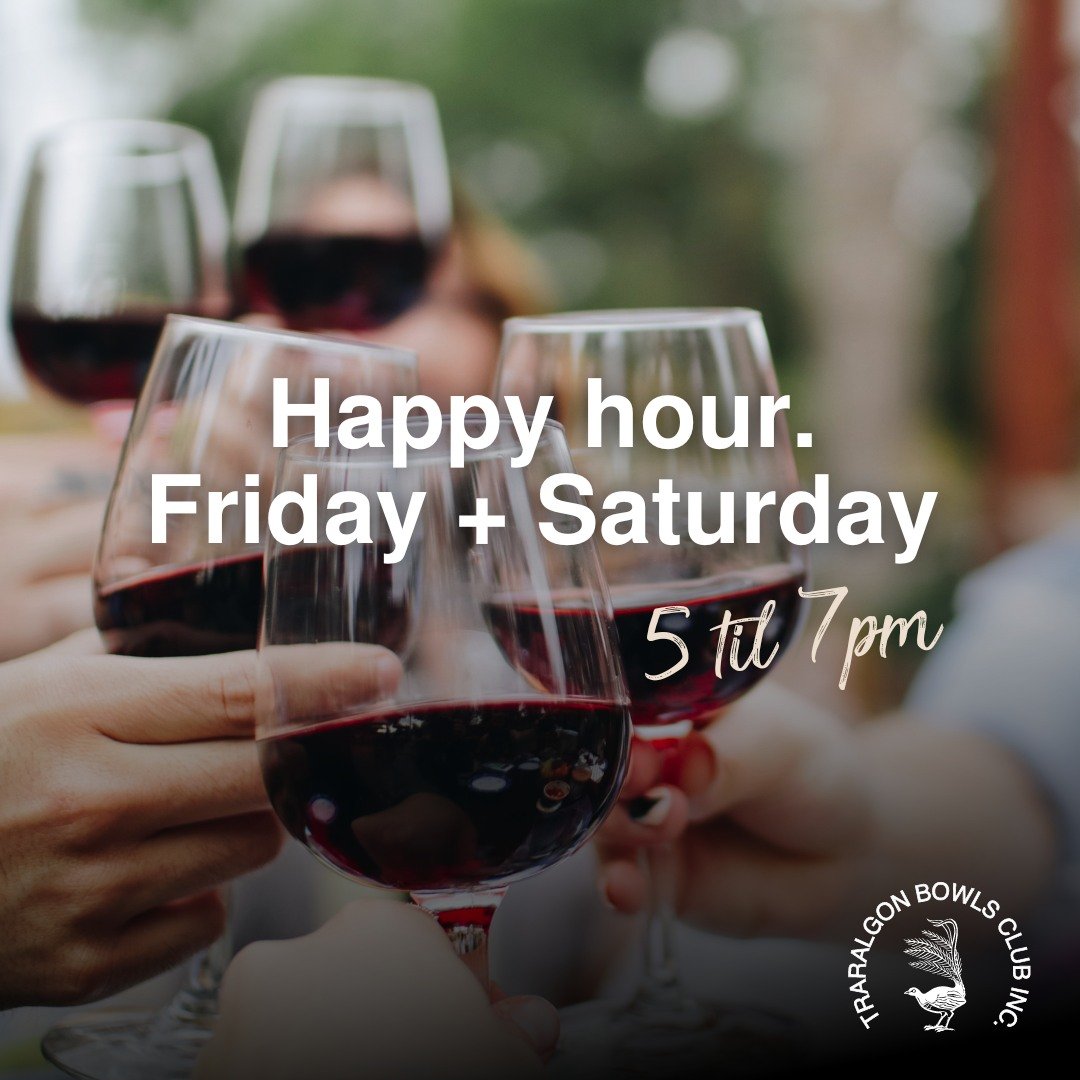 THE HAPPIEST HOURS OF THE WEEK!
Fridays and Saturdays 5pm-7pm, when we give everyone - members, guests and visitors 25% off wine and tap beer.