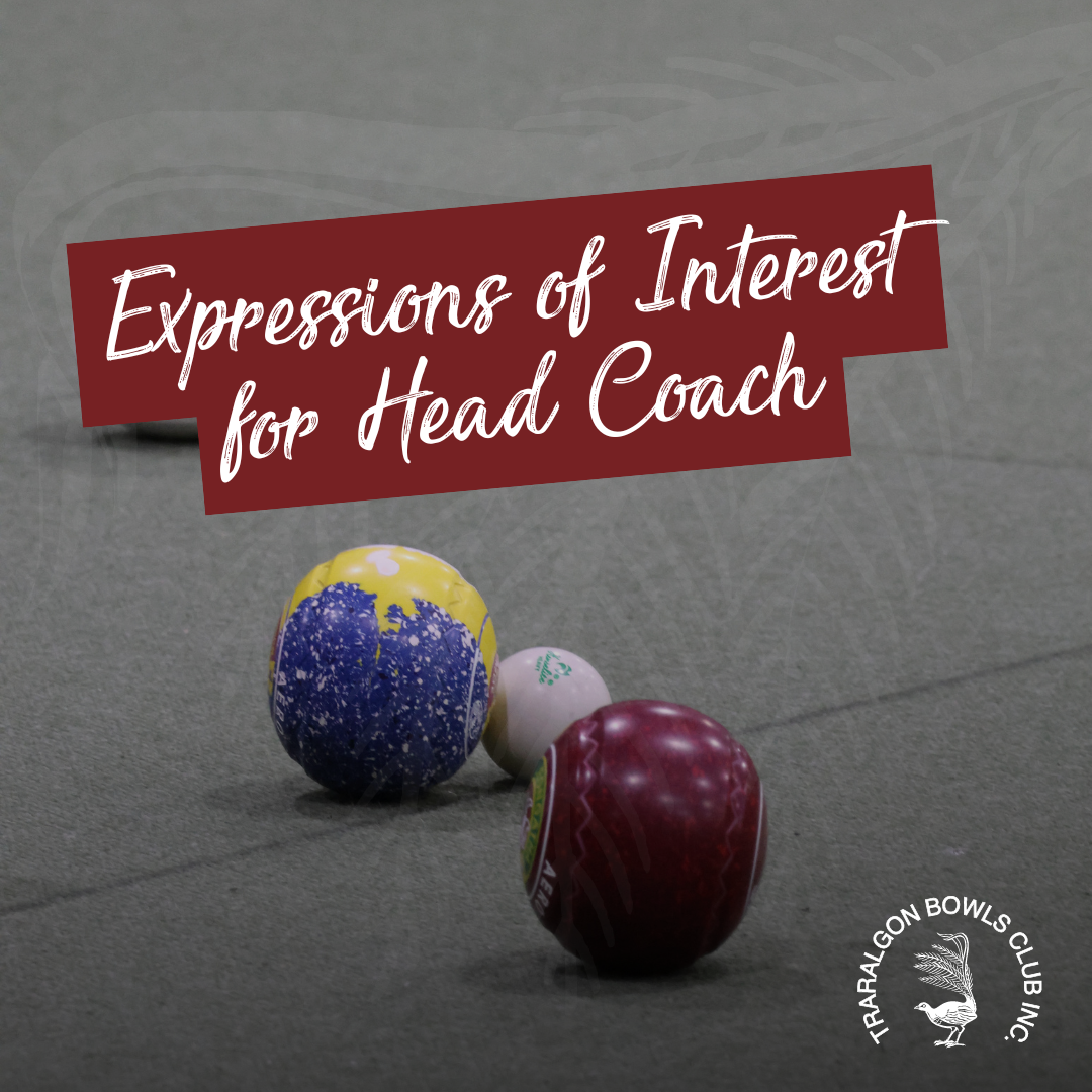 We're seeking a Head Coach for 2024/2025 bowls season