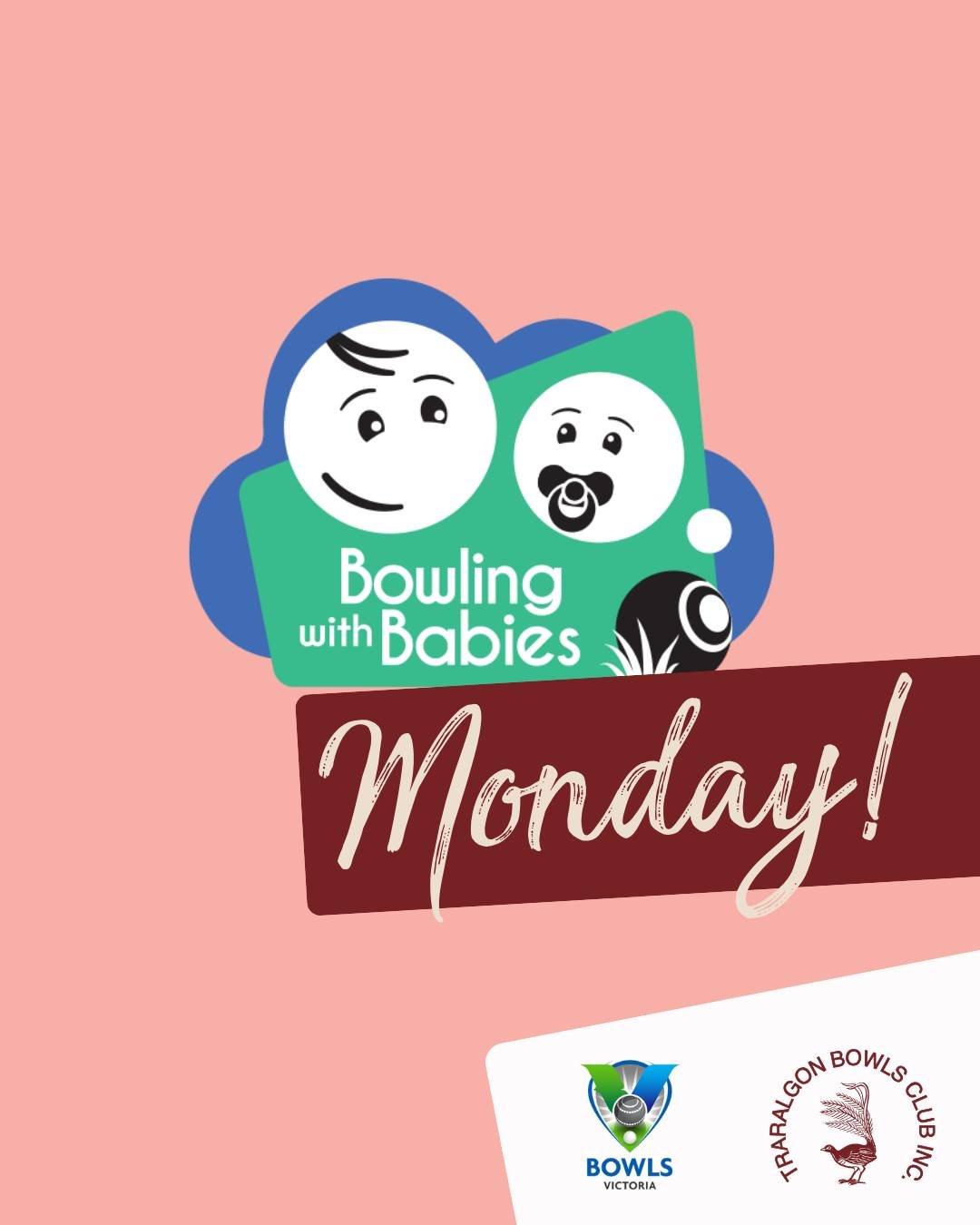 🟣👼BOWLING WITH BABIES
Tag a PARENT that should join us!
📍Monday 23 June
Join us from 10am to 12pm for a fitness and social activity to enjoy with your little one. Meet other parents for a coffee, a chat and a social roll.
Cost: Gold coin donation.