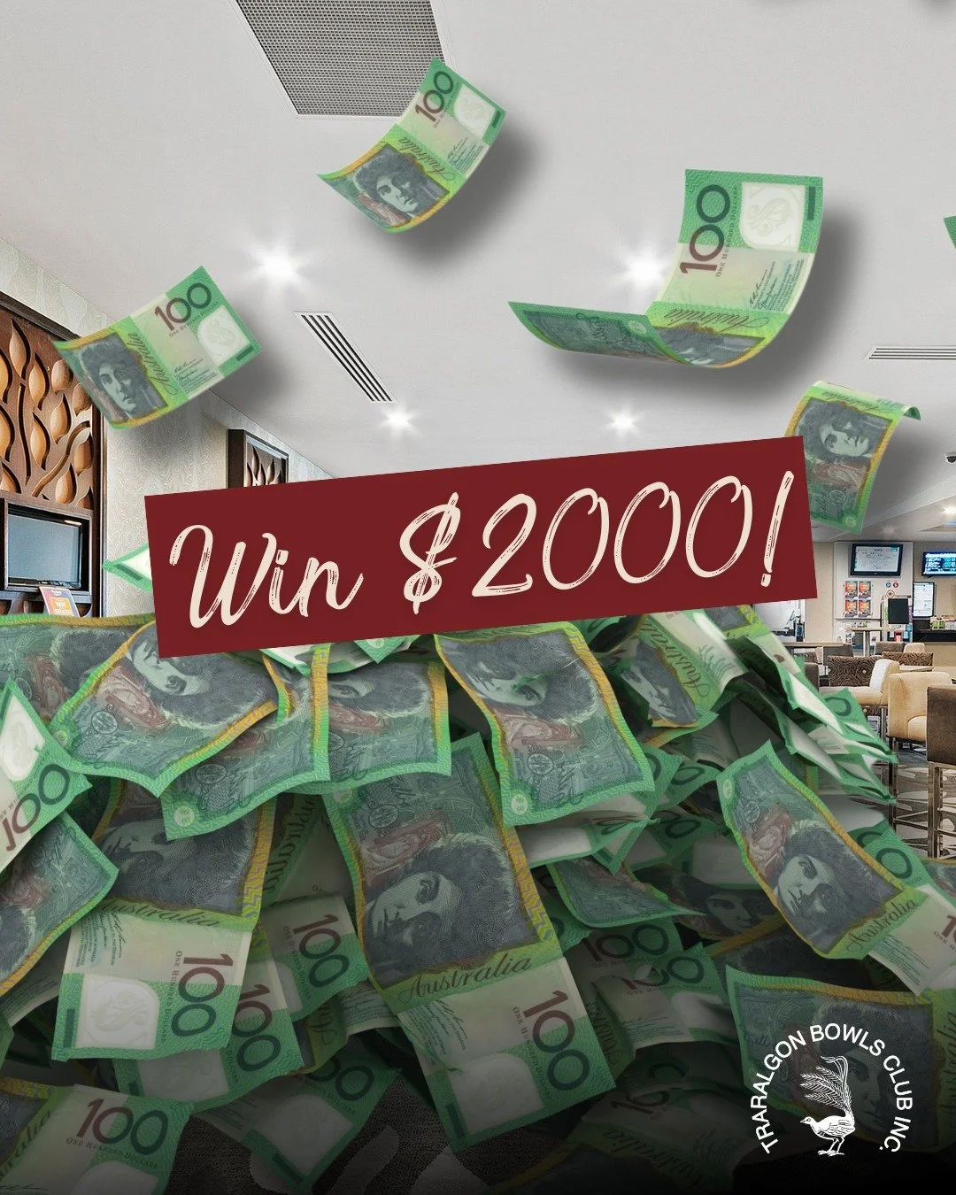 FRIDAY AS USUAL!
We're here during normal operating hours for the public holiday, Friday 26 September 9am to 1am. Our usual Friday raffles are also on, tickets on sale from 5pm and 20 prizes drawn from 7.15pm, followed by our members' jackpot draw of