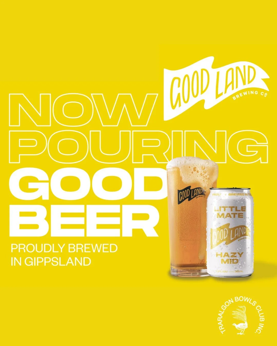 HAPPIEST HOURS OF THE WEEK
Join us for happy hour Fridays and Saturdays from 5 to 7pm for discounted wine and beer including Good Land Brewing Co's Hazy Mid. See you soon!