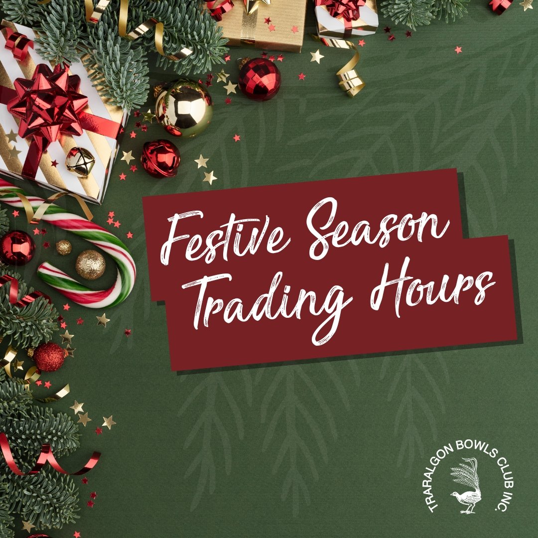 Festive Season Trading Hours