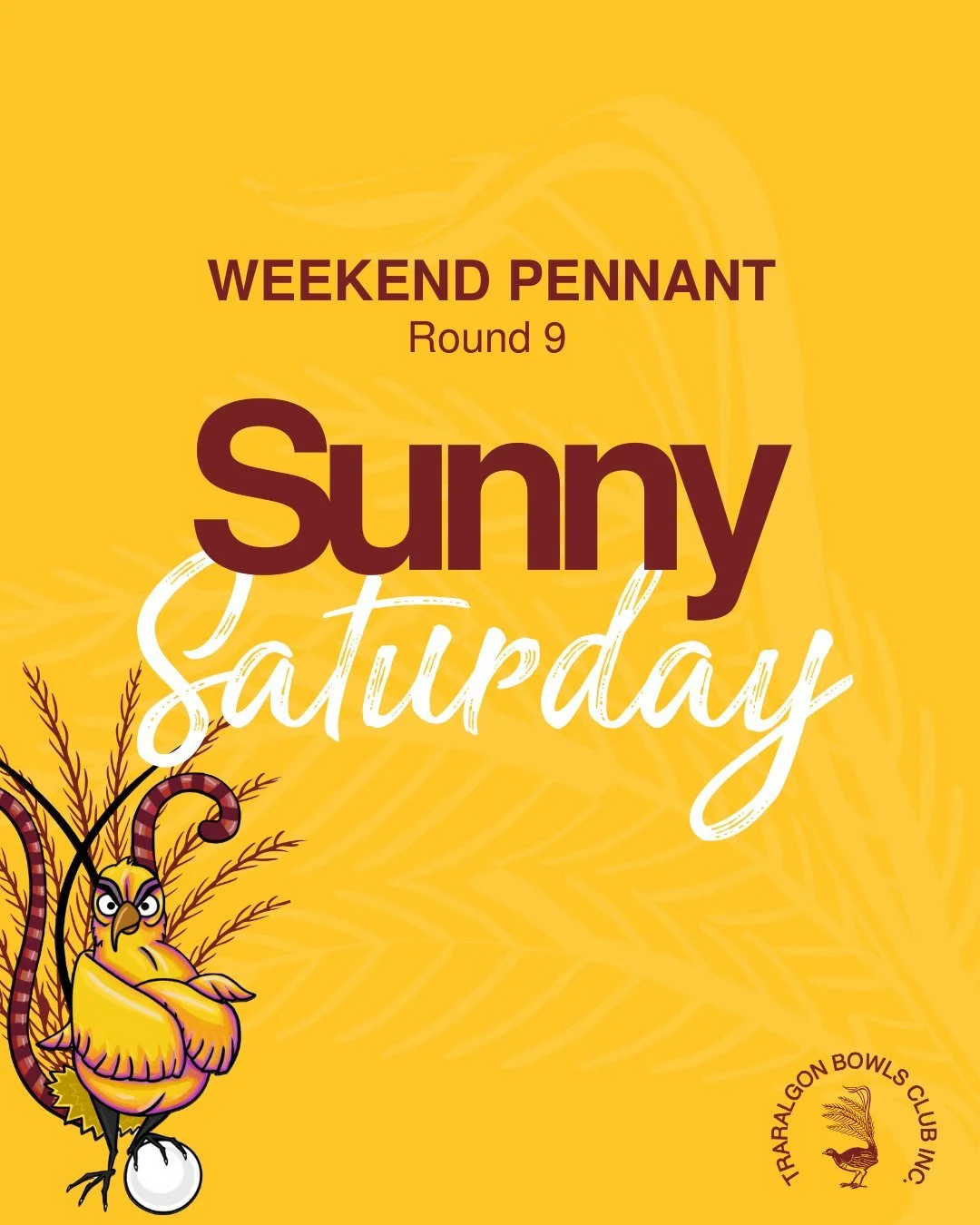 😎WEEKEND PENNANT - ROUND 9