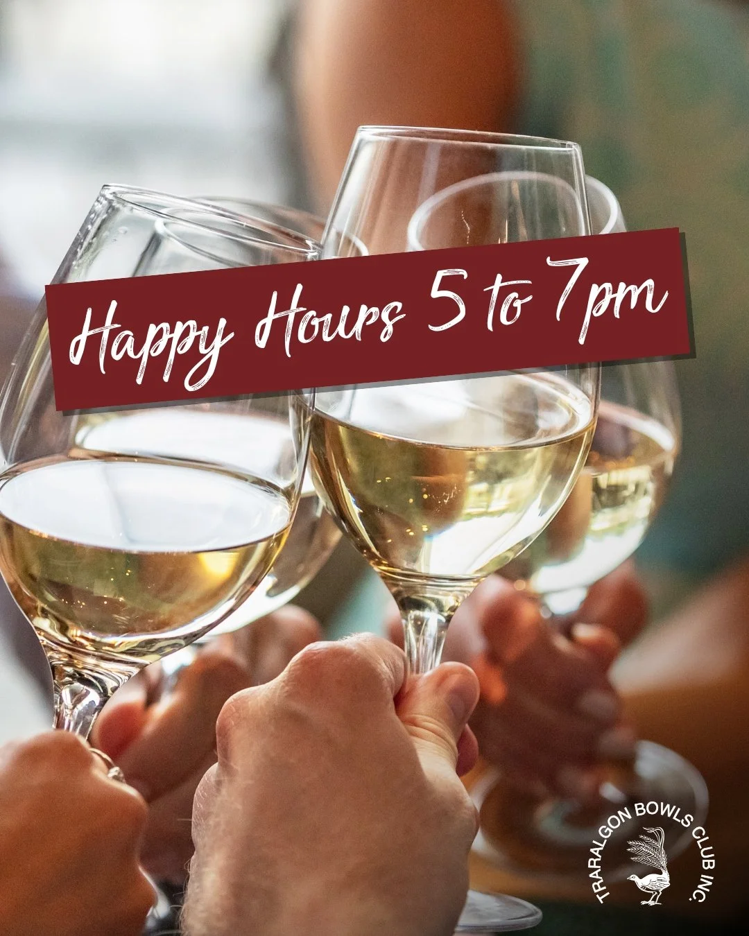 😎 SEE YOU AT 5-7PM TODAY FOR HAPPY HOUR