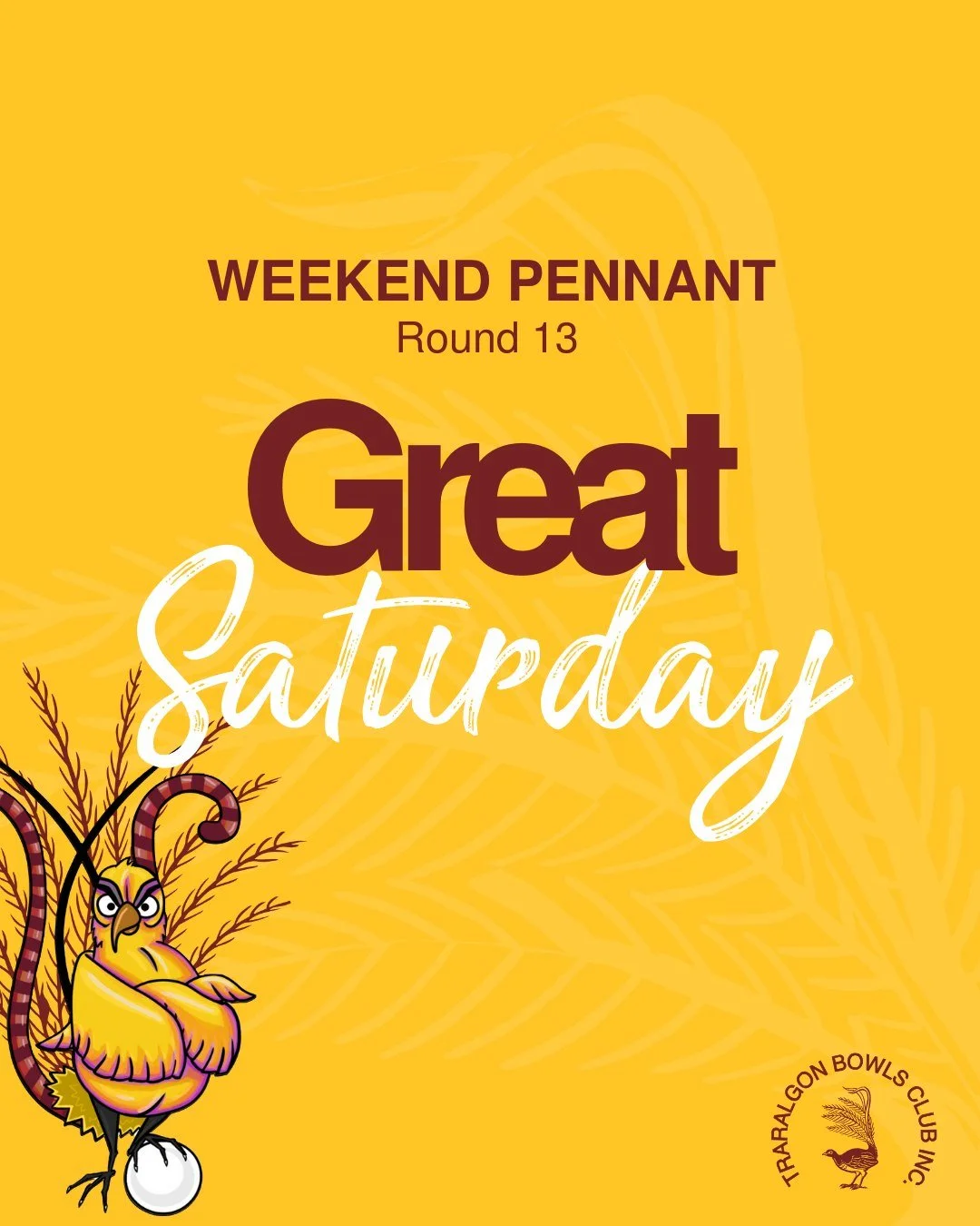 🤩WEEKEND PENNANT - ROUND 13