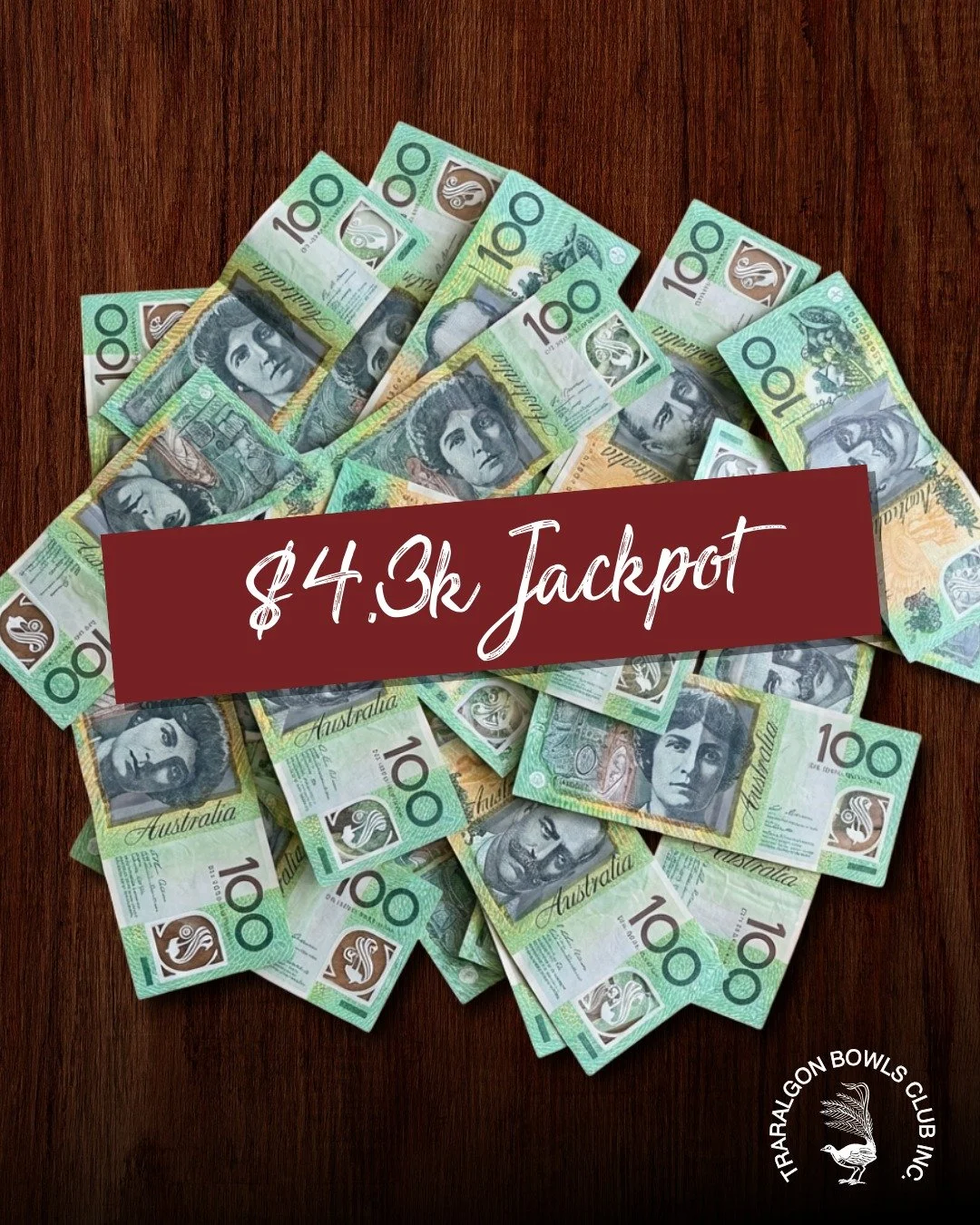 MEMBER'S DRAW JACKPOT
Our Friday Night Member's Draw jackpot is now at $4300. We draw it every Friday after our 20 draw raffle. Not a member? Join for $7.
Don't forget we also have happy hour every Friday and Saturday 5-7pm.