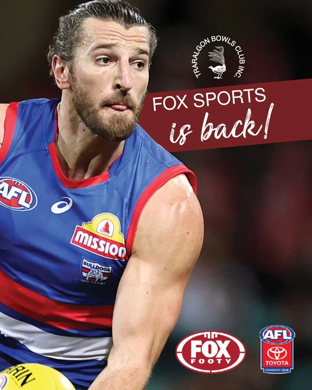FOX SPORTS IS BACK!
Starting from Wednesday 8 April, @foxsportsaus is back on at the Club. What's the first thing you want to watch?