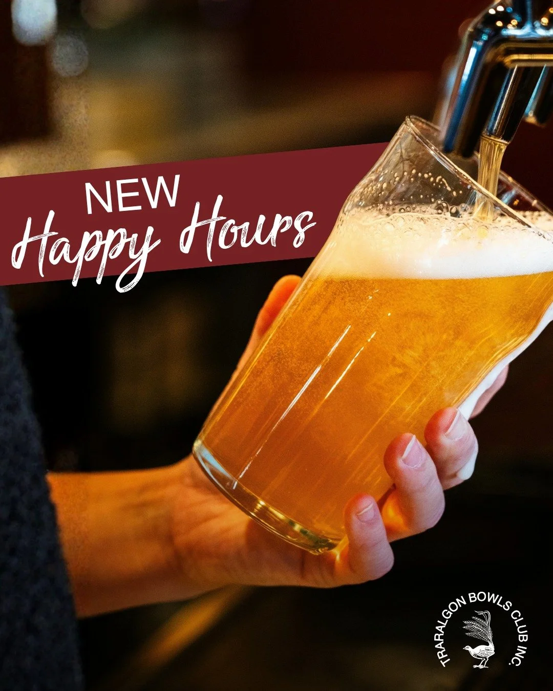 🍻NEW HAPPY HOURS!!
Join us 4-6pm Mondays, Tuesdays, Wednesdays and Thursdays for two happy hours! Don&rsquo;t worry, our Fri+Sat 5-7pm happy hours aren&rsquo;t going anywhere.