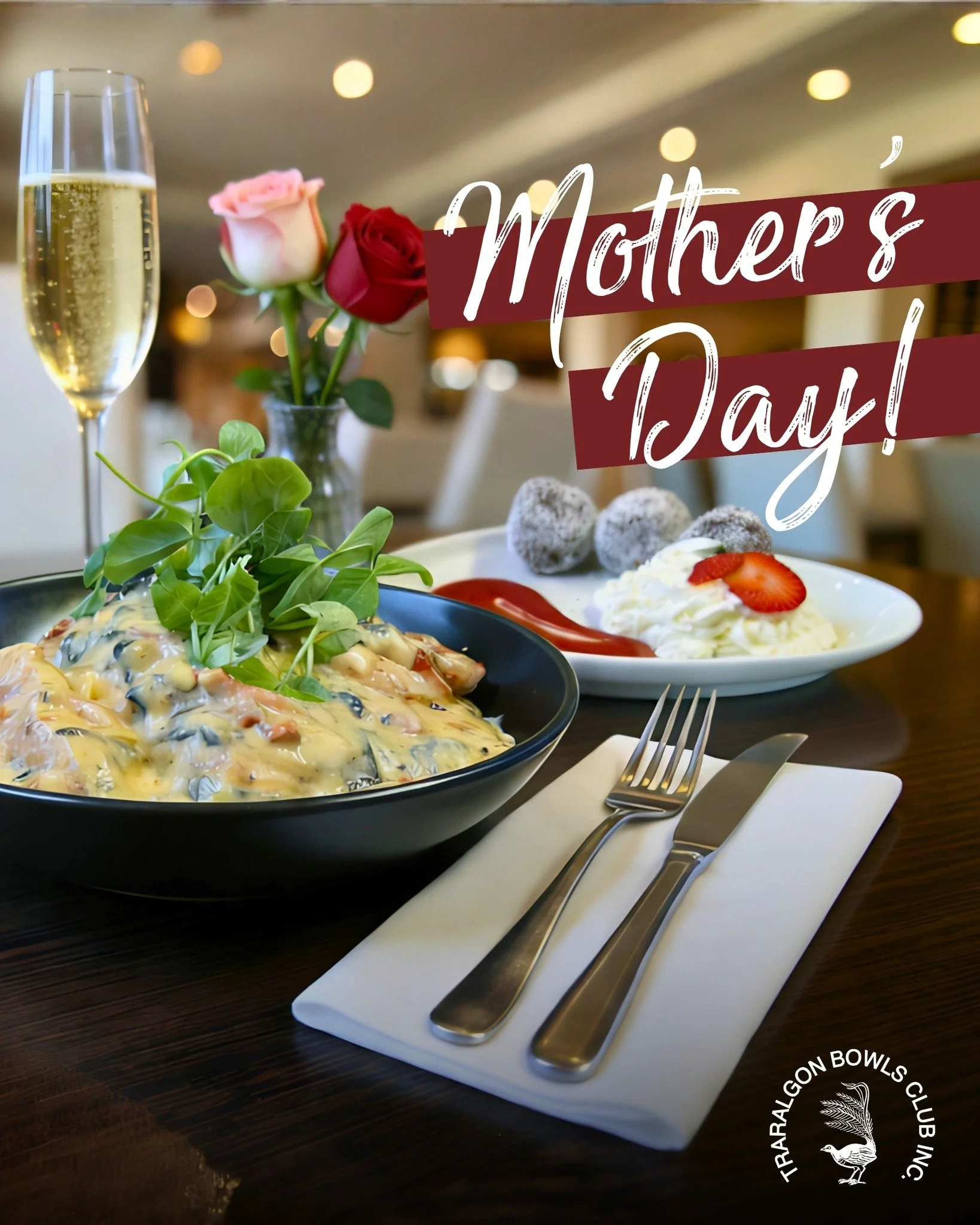 💞CELEBRATE MOTHER'S DAY
Sunday 10 May &bull; Lunch &amp; Dinner
Bookings essential &mdash; call the club to reserve your table.
Plus, a free glass of sparkling wine for all mums.

Mother&rsquo;s Day Special: 2-course set menu for $42
🤤Marry Me Chic
