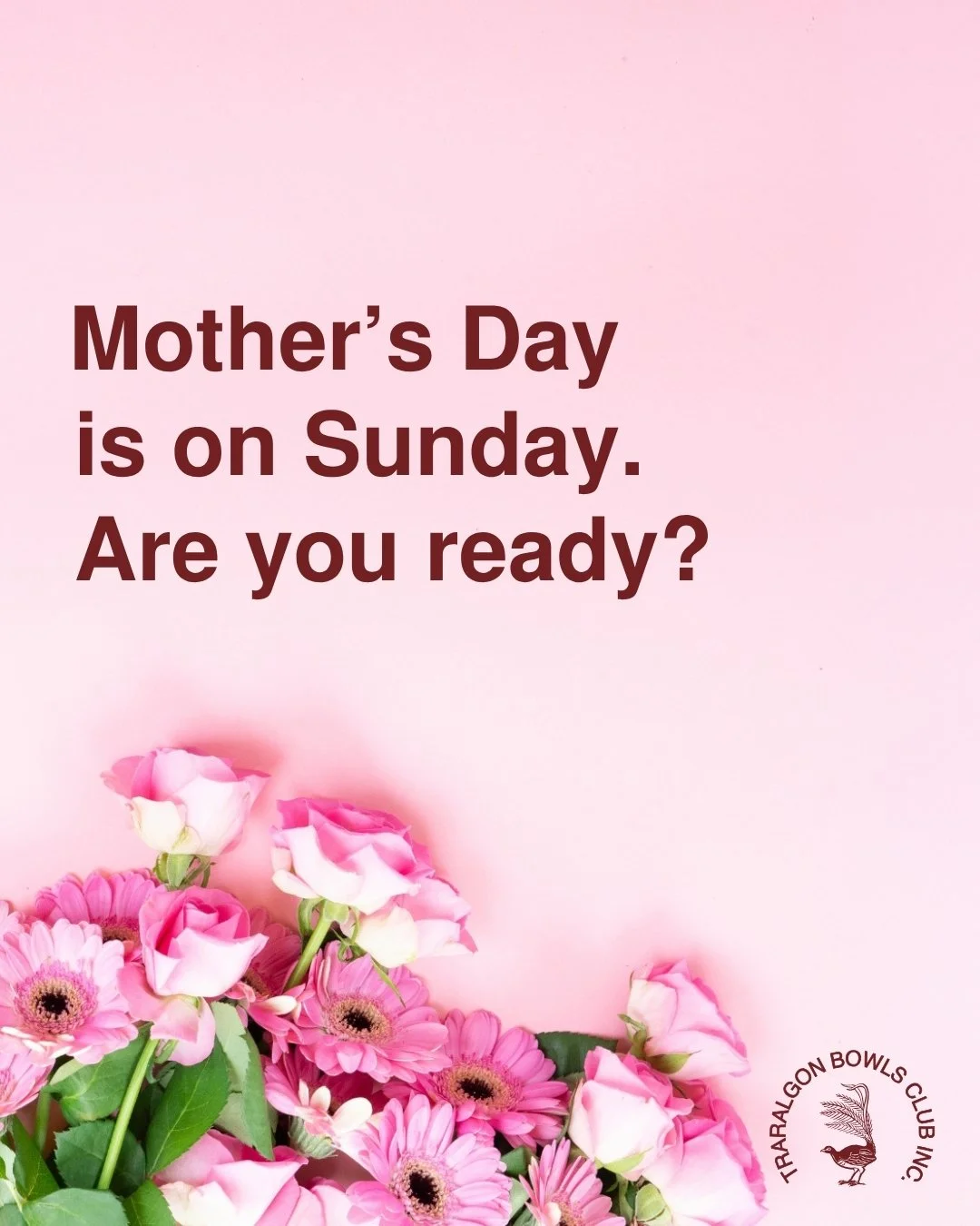 💞GET SORTED for MOTHER'S DAY
Sunday 10 May &bull; Lunch &amp; Dinner
Bookings essential &mdash; call the club, or book online to reserve your table.
🎶🥂Live acoustic music from @leighthomasmusic  PLUS, a free glass of bubbles for all mums.

Mother&