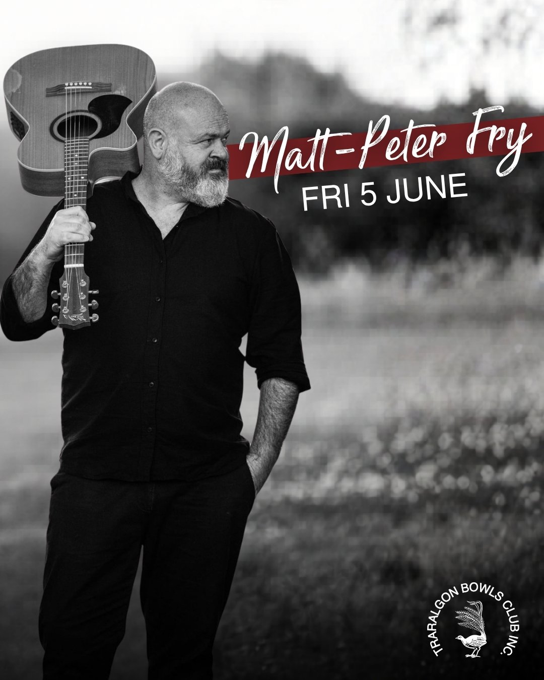 🤩MATT-PETER FRY SAVE THE DATE!
Join us Friday 5 June, after the raffles for live music from local favourite @mattpeterfry.