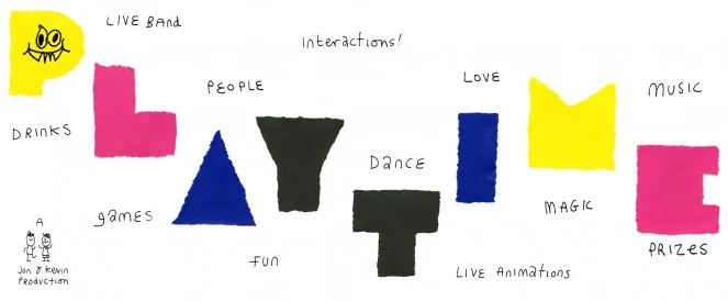 PLAYTIME // Jon Burgerman + Kevin Waldron