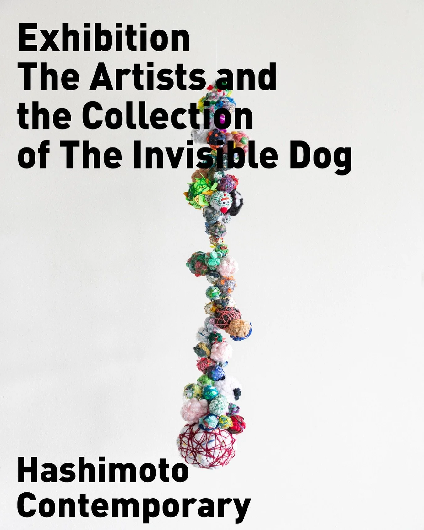 I'm thrilled to announce a new exhibition of the artists and the collection of The Invisible Dog, to open on Saturday January 17th at @hashimotocontemporary co-curated with @risar 

Hashimoto asked me to curate a group show to open their 2026 season 