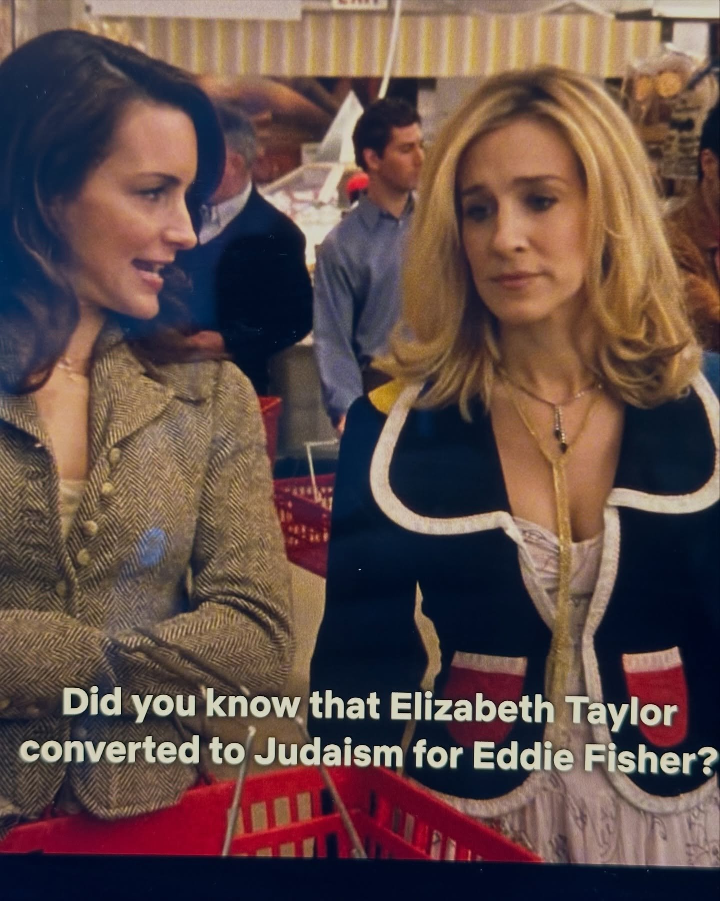 ... she was 27, and stated the decision was not solely for him, saying, "I felt I had been a Jew all my life" (source @jewishcurrentsmag). 

It was a major move for the Jewish community at this time where Jews were discriminated, excluded a