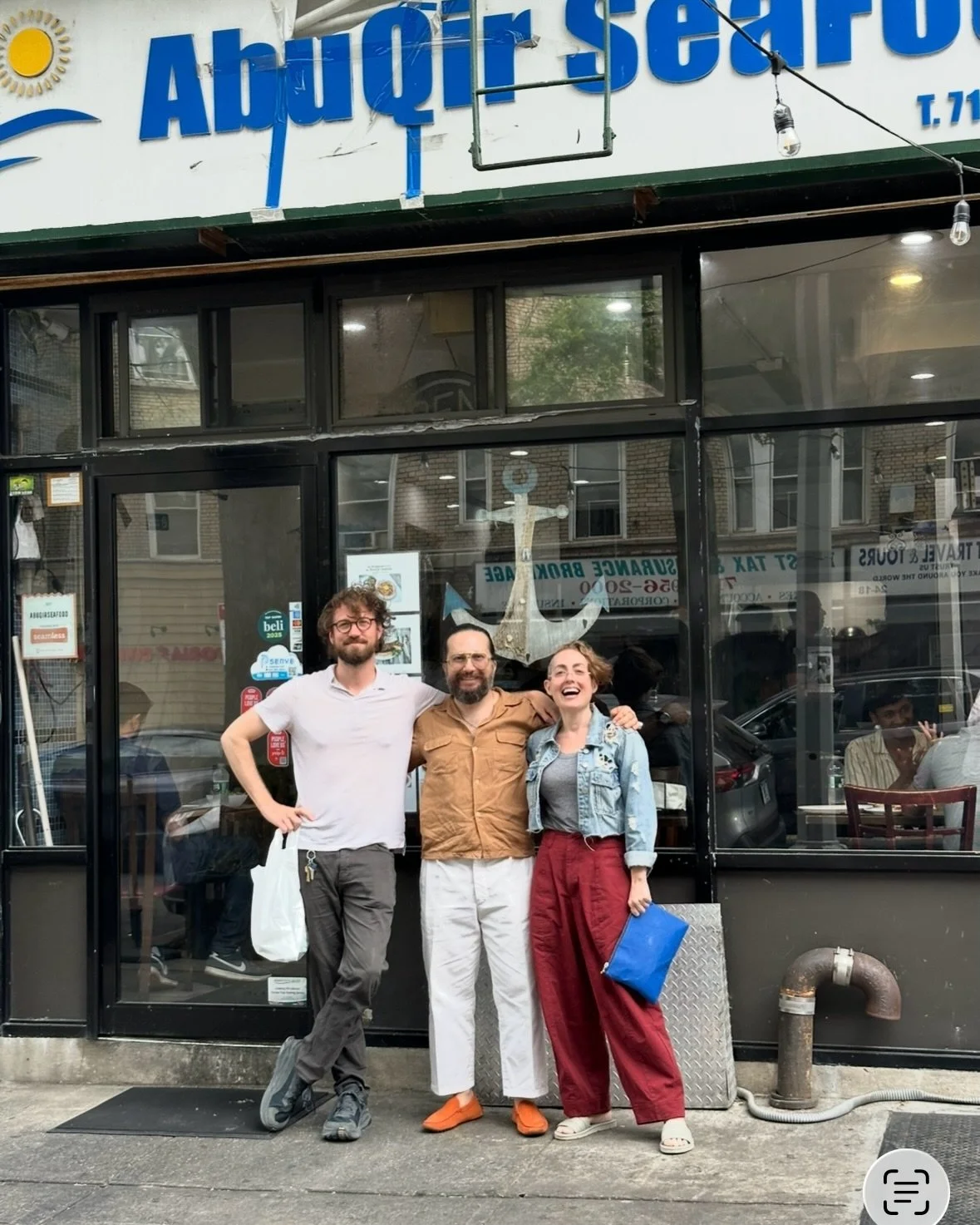 If you grew up in Egypt, you learned about the battle of Abu Qir. If you lives in Alexandria, you probably have been at Abu Qir's most famous restaurant Zephyrion. 

If you don't know all of that, take the train to Astoria, and go to Abuqir Restauran