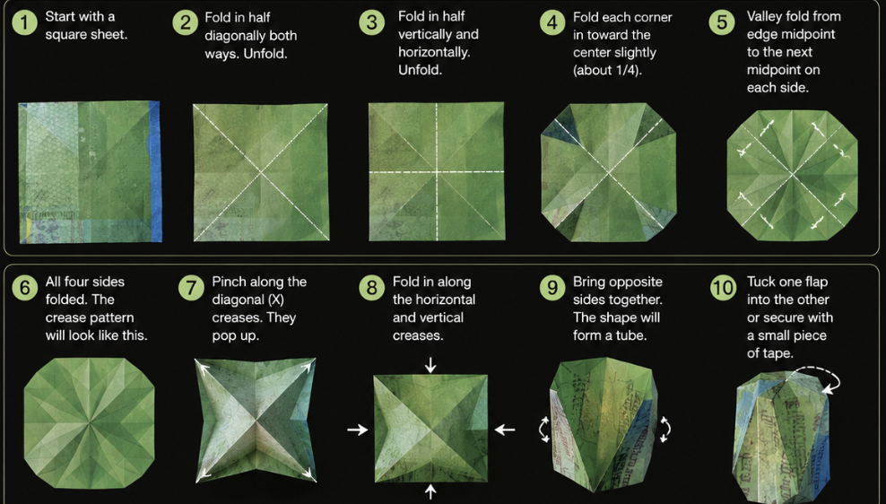 Fused Plastic Outdoor Origami Lantern Workshop / Tara de la Garza
