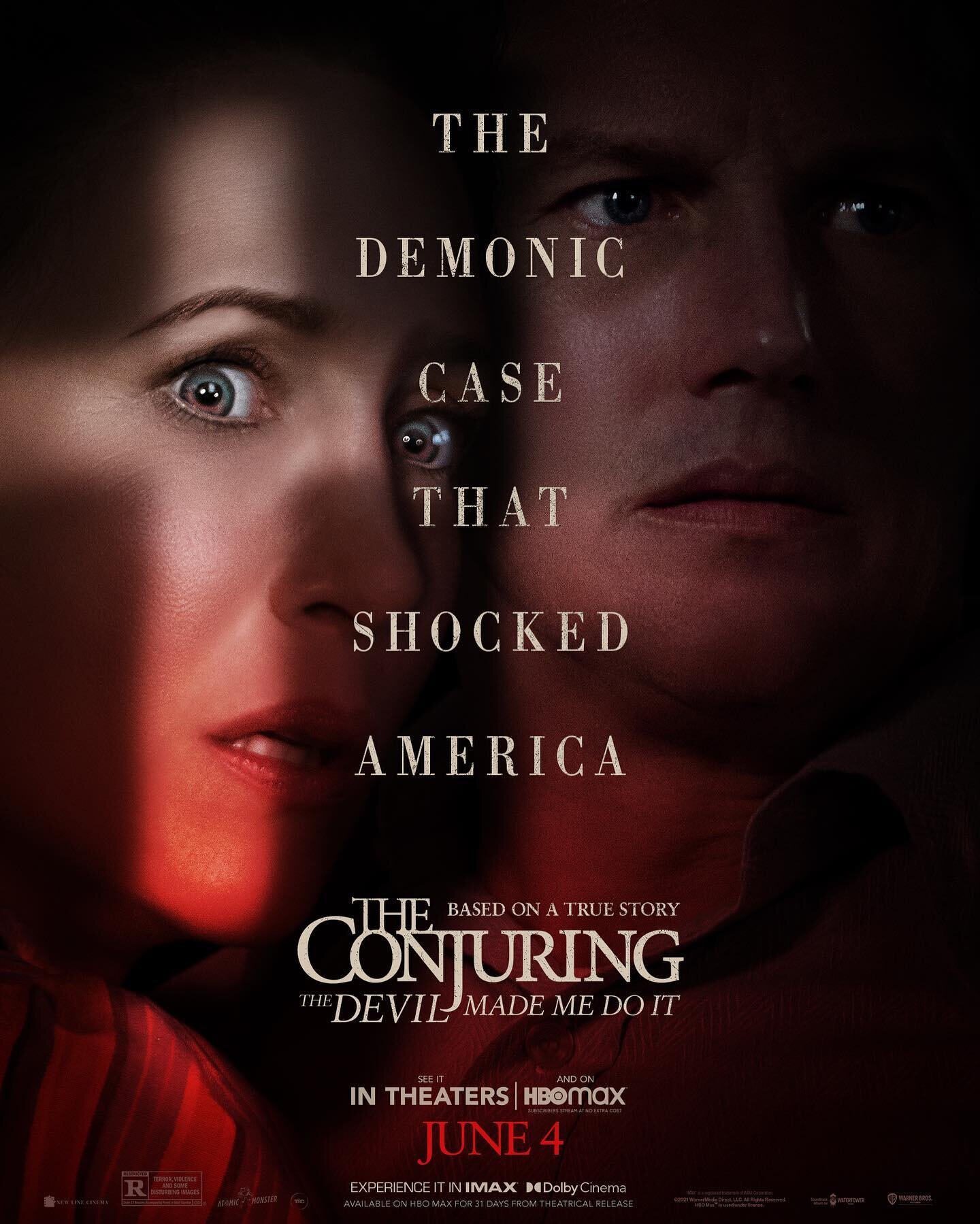Get ready world - the Warrens are back for their darkest case yet. Not demons, the Devil, or even a worldwide pandemic can stop these guys. (Even though they all tried.) 

The demonic case that shocked America. #TheConjuring: The Devil Made Me Do It,