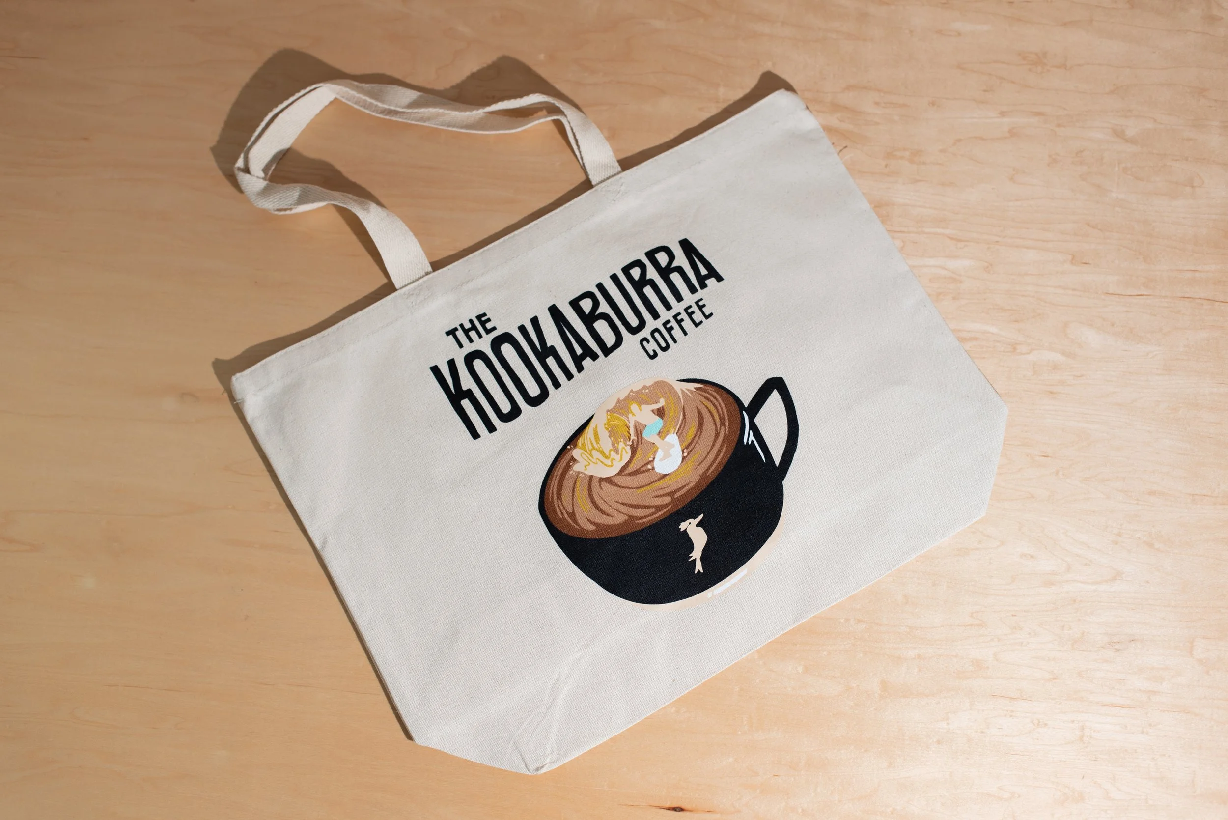 Australian Cotton Tote Bag - Kookaburra