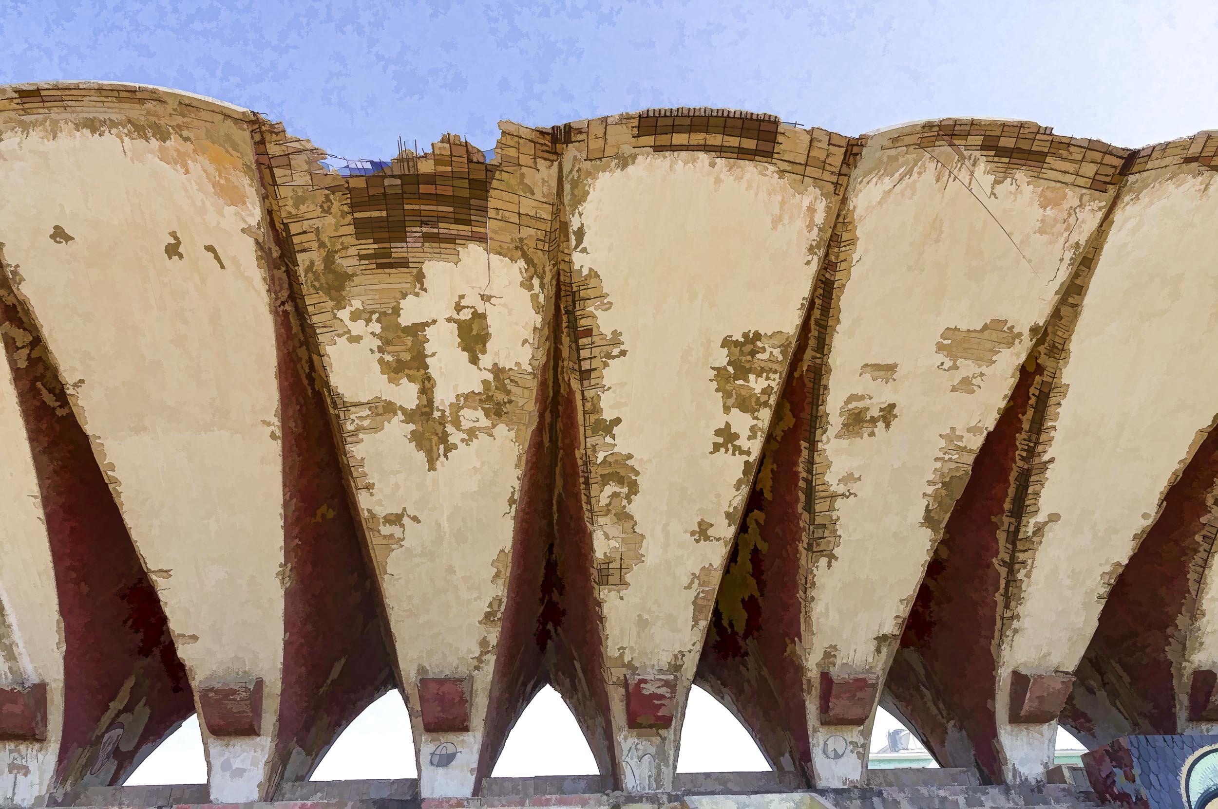 Roof of Old Soccer Stadium, Havana