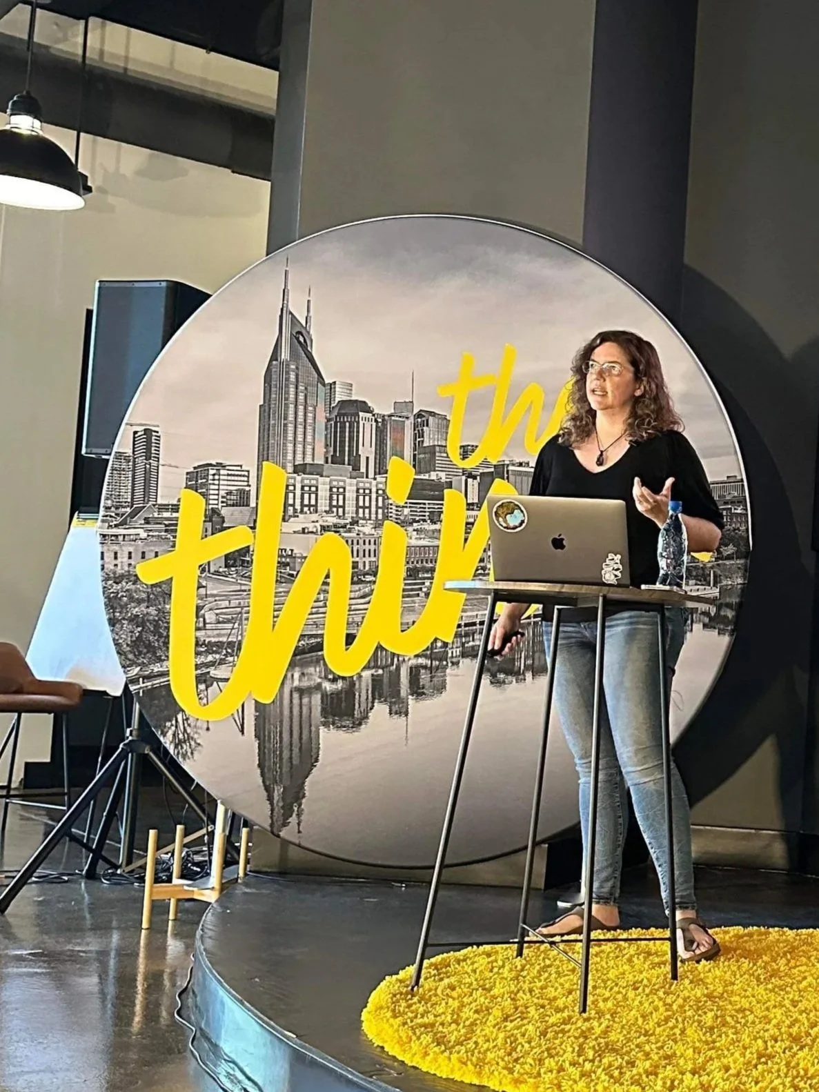 Haley speaking at The Thing Nashville 2024