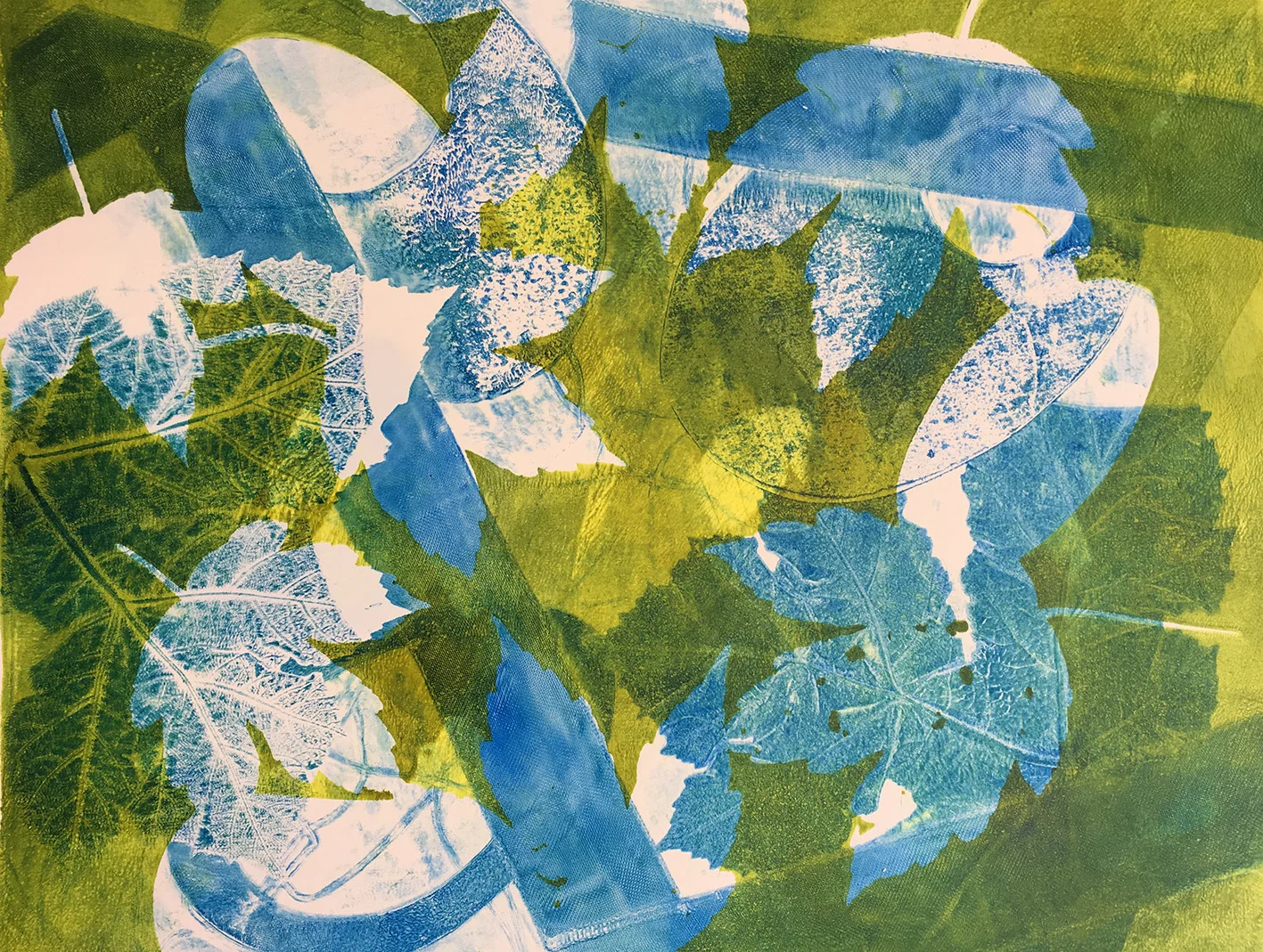 Leaf and abstract study