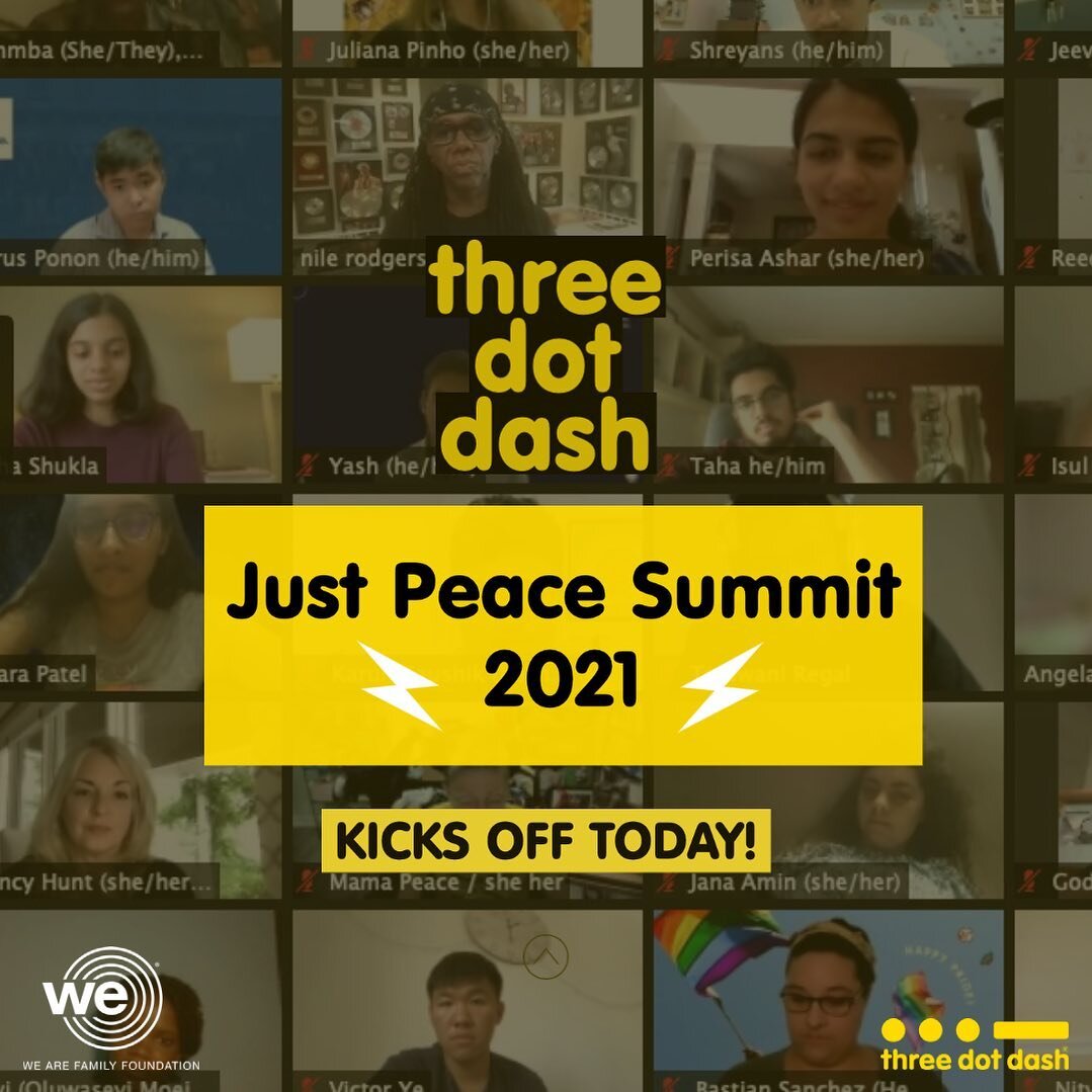 We are thrilled to welcome our 2021 Global Teen Leaders for the first day of our Just Peace Summit 2021!