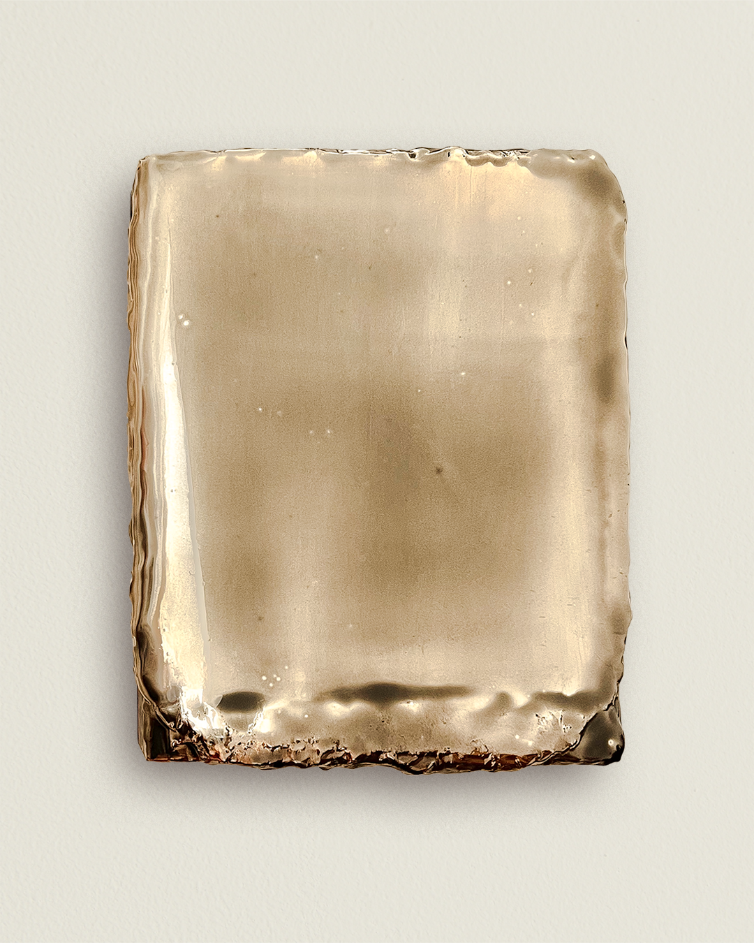   0130.2022      Silver Emulsion     
14.5“ Height x 12“ Width x 2.25” Depth  
hand sculpted silver emulsion  
suspended in polymer resin on panel 
signed in verso