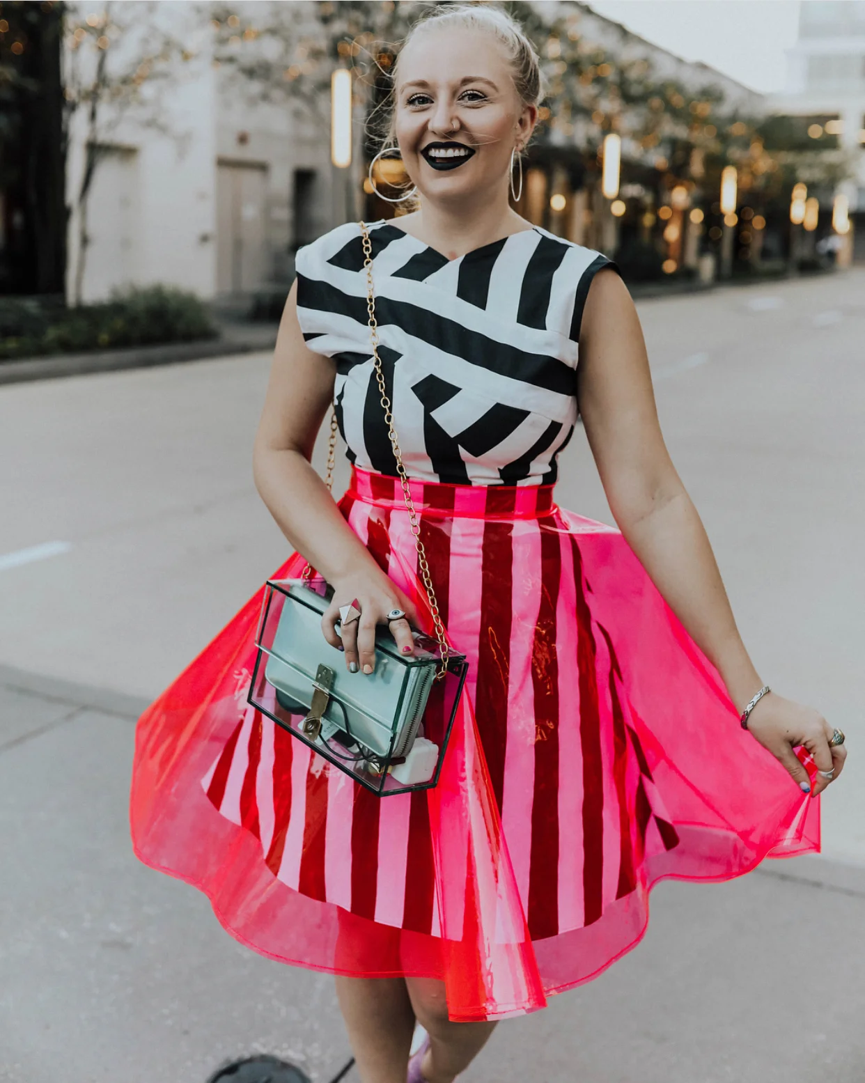 Kylie Bollwitt definitely rocked Day 1 of Fashion X with this custom made dress by Brittany Nicole . This piece from Nicole’s collection was premiered on Day 3 of Fashion X.