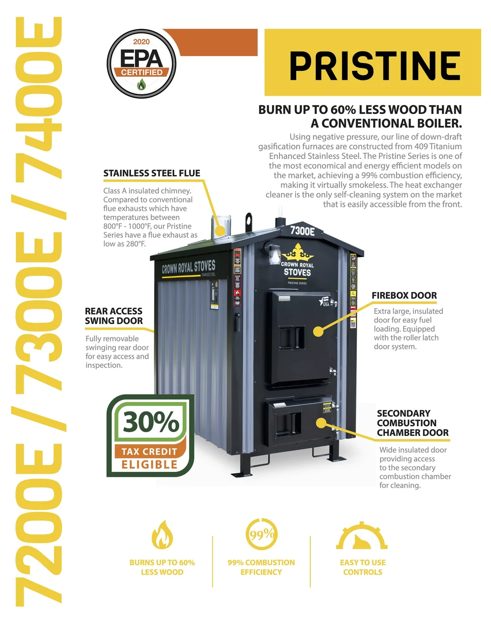 Crown Royal Pristine Series Boiler – High-Efficiency Outdoor Wood