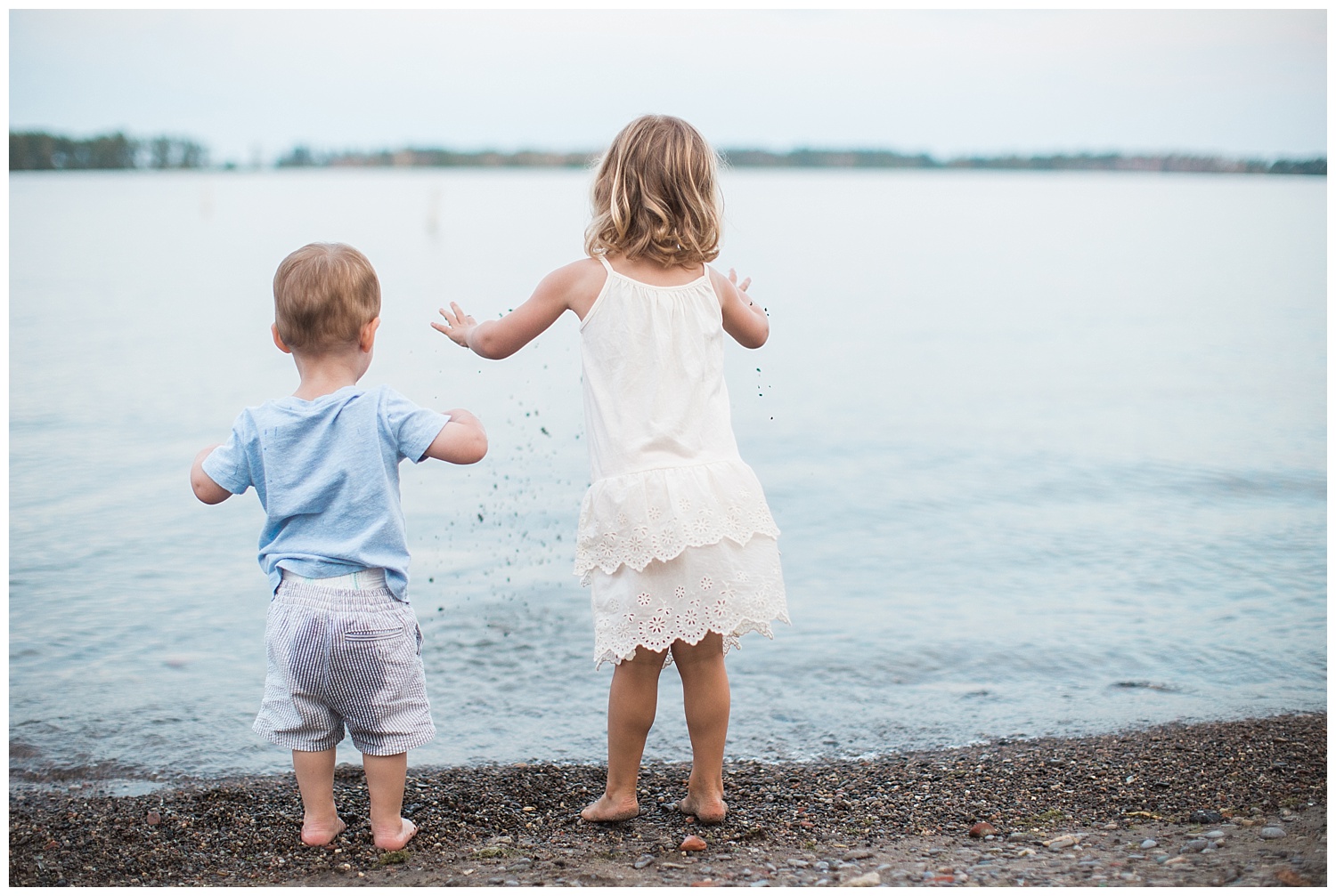 Children Playing Beach Downtown Toronto Photography Session