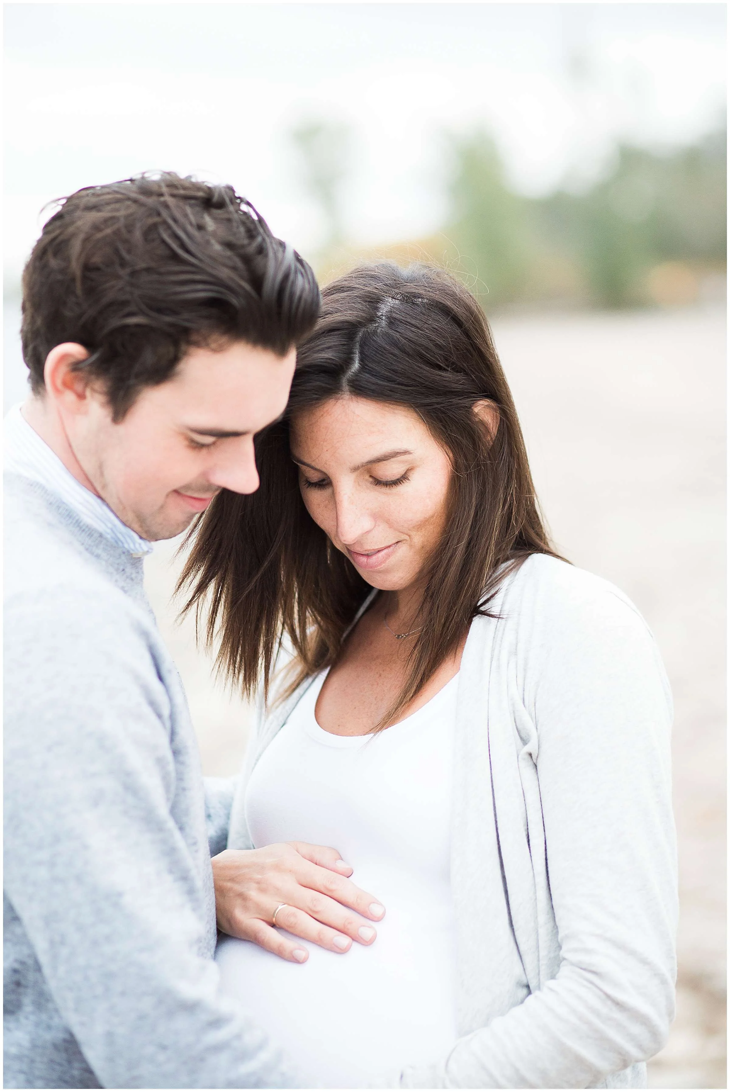 Maternity Photos at Cherry Beach