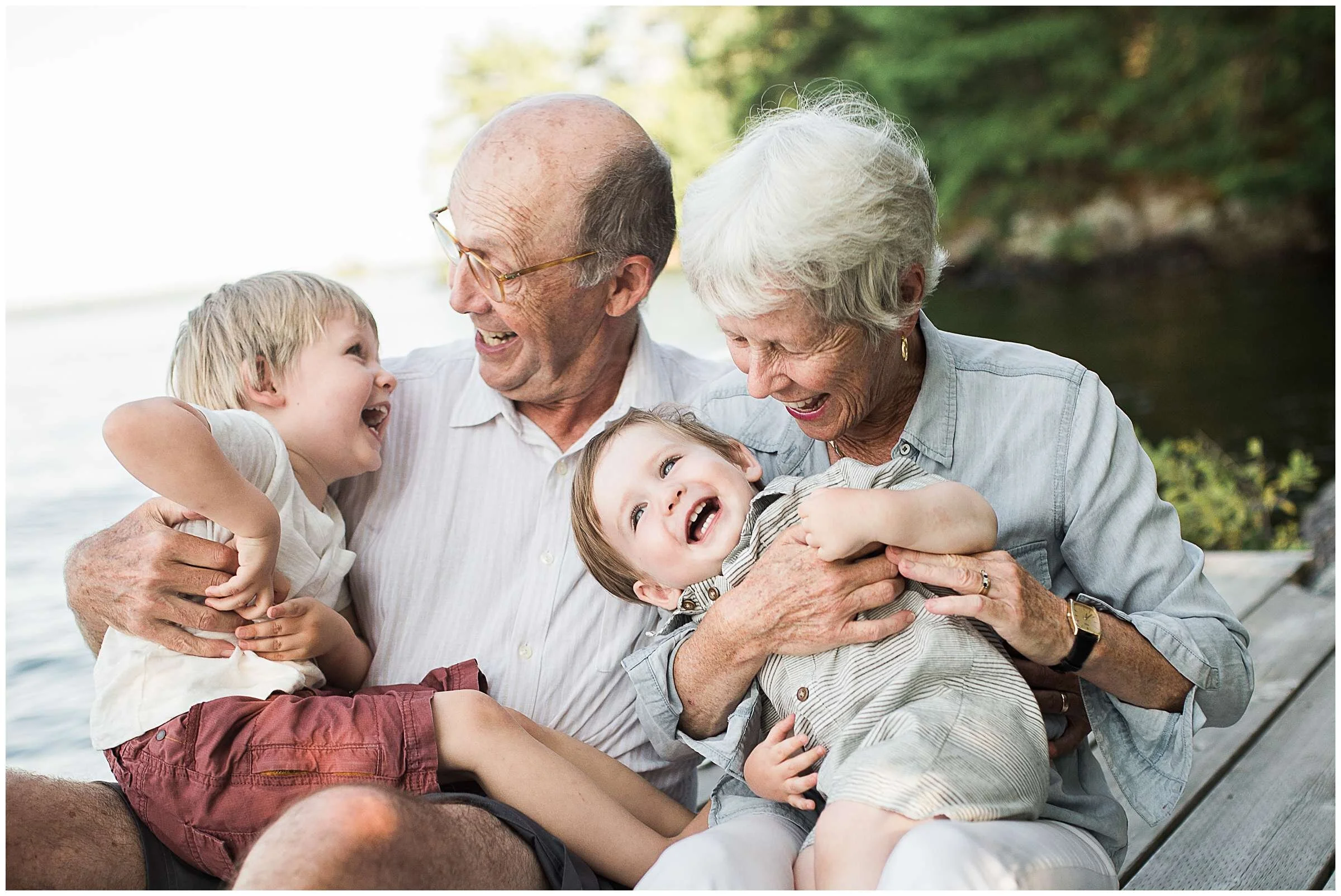 Lake  Muskoka Extended Family Photography Session