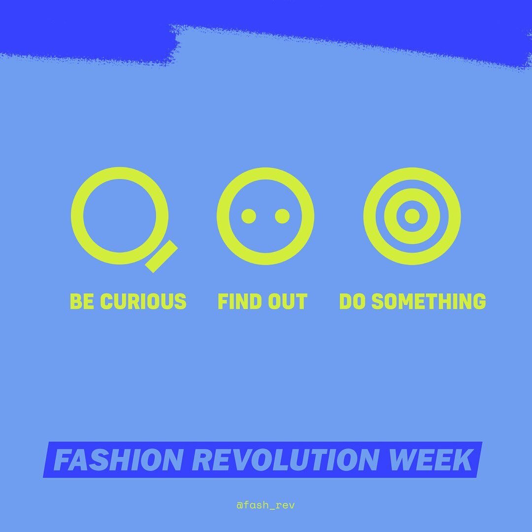 Just 1 week to go until @fash_rev #FashionRevolutionWeek 2023! 💥​​​​​​​

Be curious, find out and do something next week by taking inspiration from @fash_rev 10 point manifesto. 

From supply chain transparency to living wages, textile waste to cult