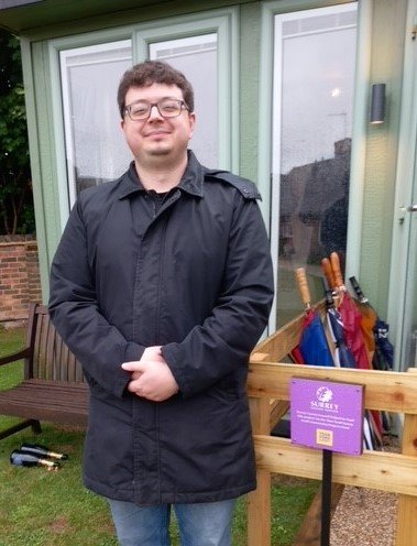 Cllr George Potter at the formal opening