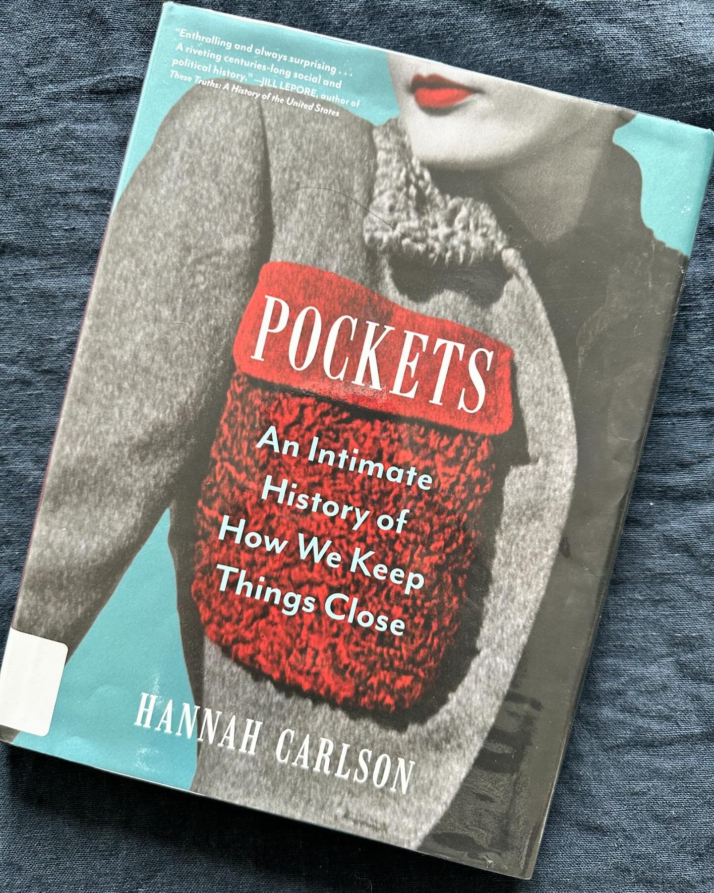 Book recommendation! Not just one for the fashion history geeks like me&hellip; this is a fascinating social history and I absolutely loved it. Pockets: An Intimate History of How We Keep Things Close by Hannah Carlson. 

Some people might think pock