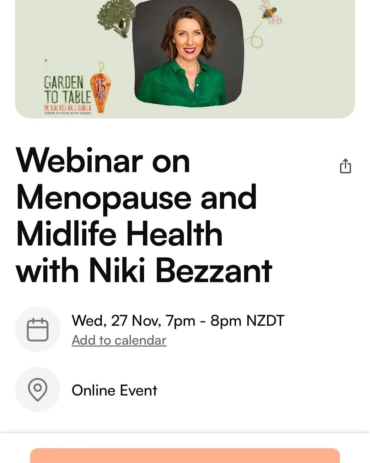 Who wants to join me for a webinar? I don&rsquo;t do many public events, but next week you can join me from anywhere in the country/world for an online session to raise funds for @gardentotablenz.  Link in bio&hellip; here&rsquo;s the rundown: 

Re-f