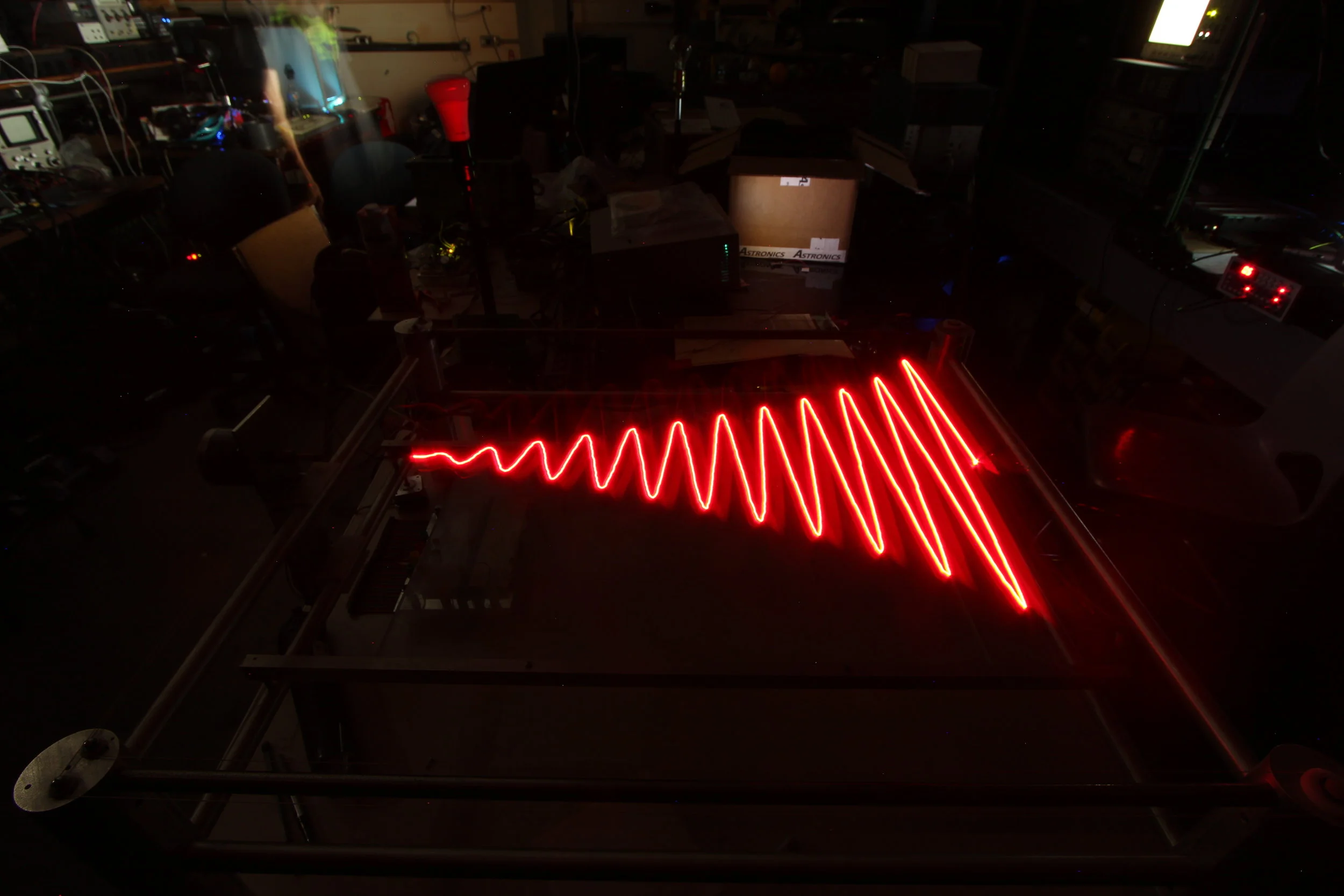 2D visualization of a chirplet