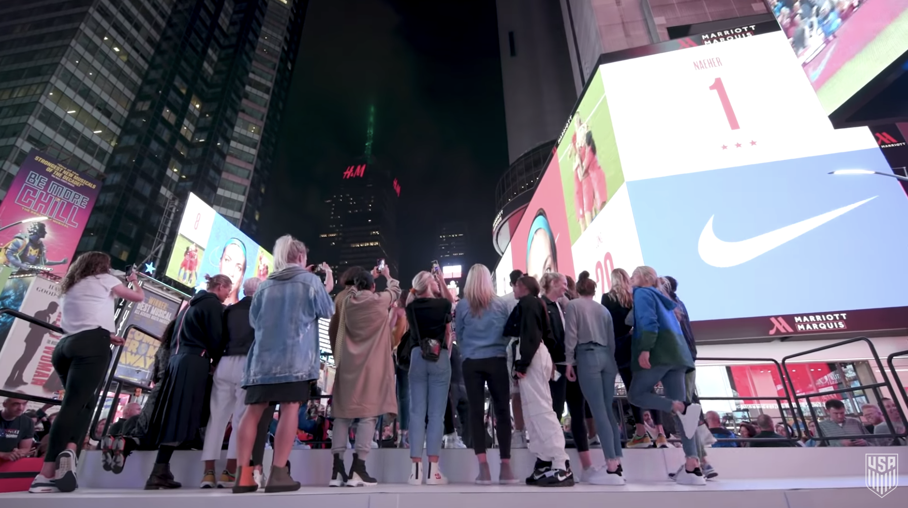 USWNT x Nike NY, Times Square NYC