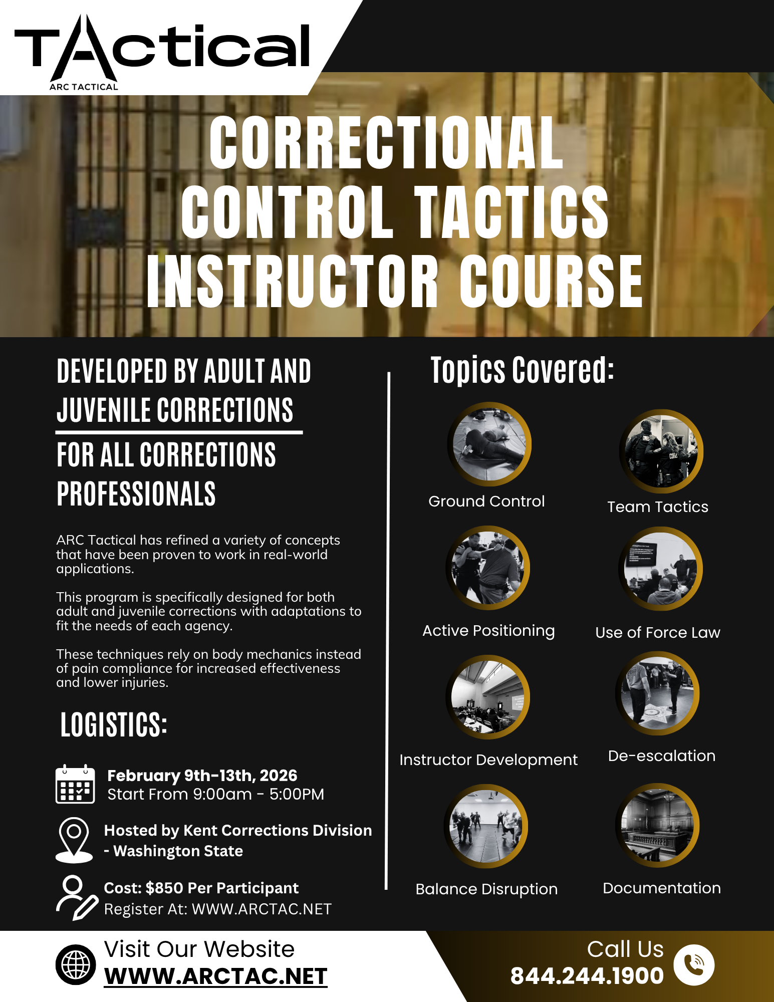 Washington - Correctional Control Tactics Instructor
