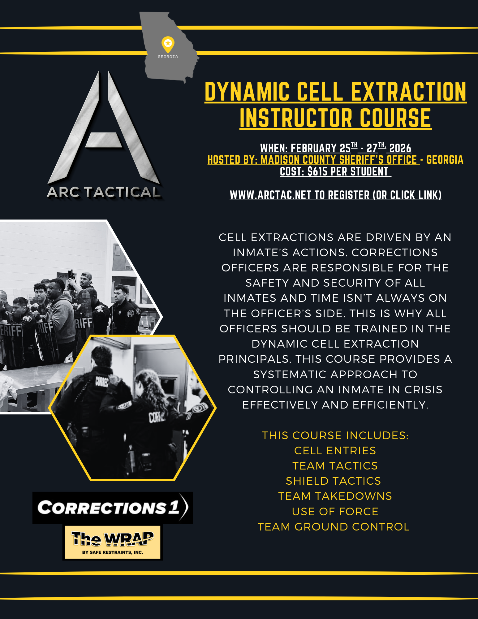 Georgia - Dynamic Cell Extraction Instructor Course