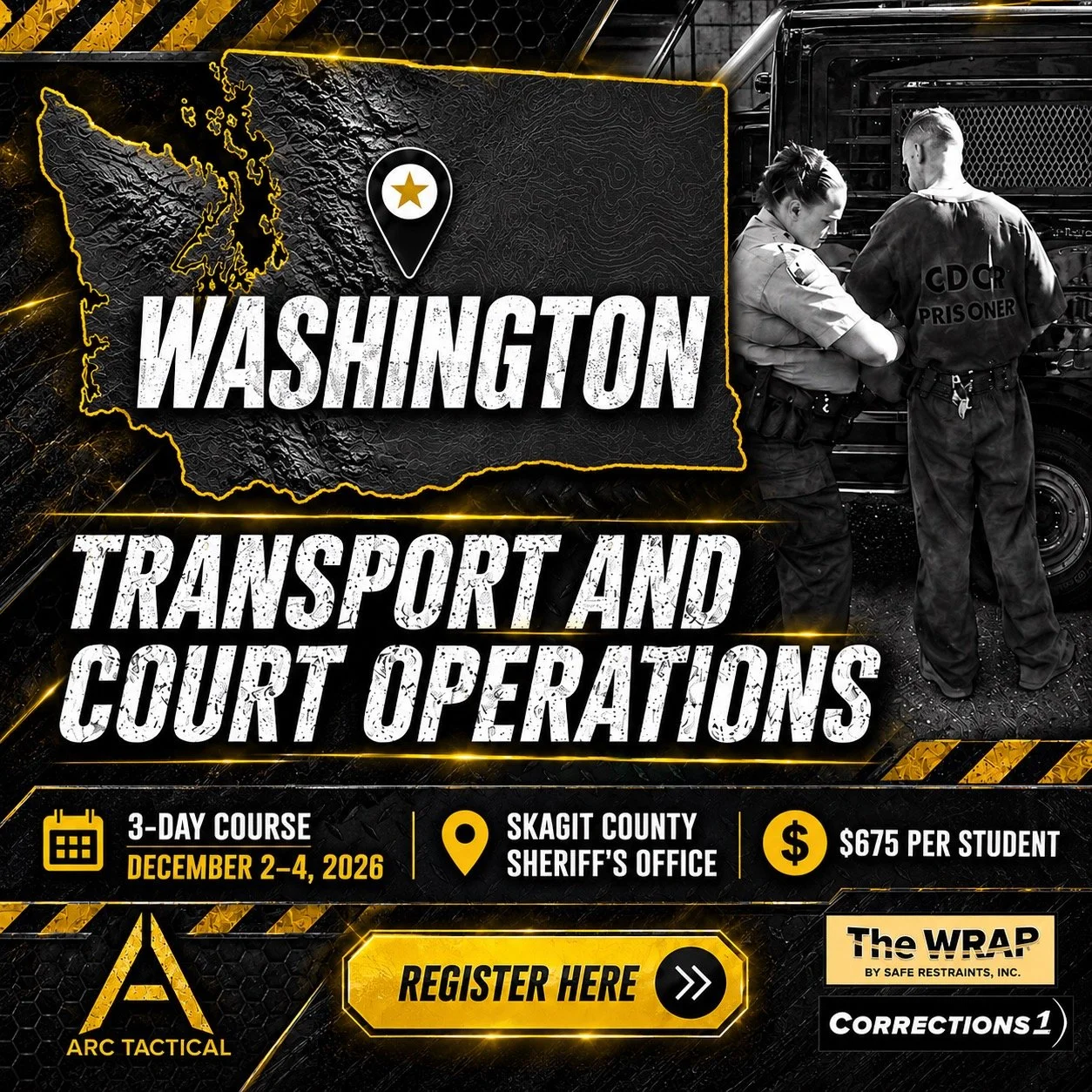 December 2nd, 2026 - Washington - Transport and Court Operations