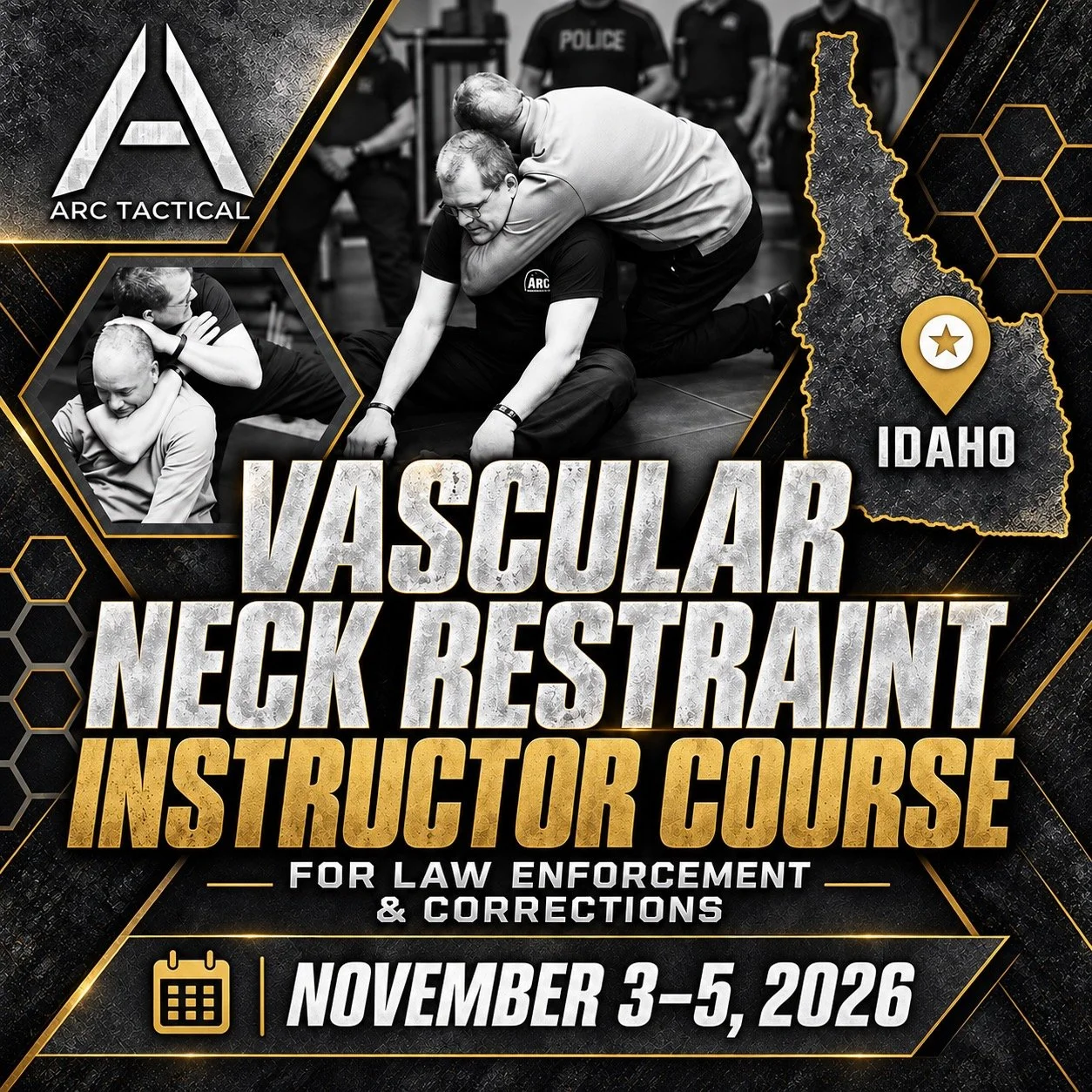 November 3-5, 2027 - Idaho - Vascular Neck Restraint Instructor