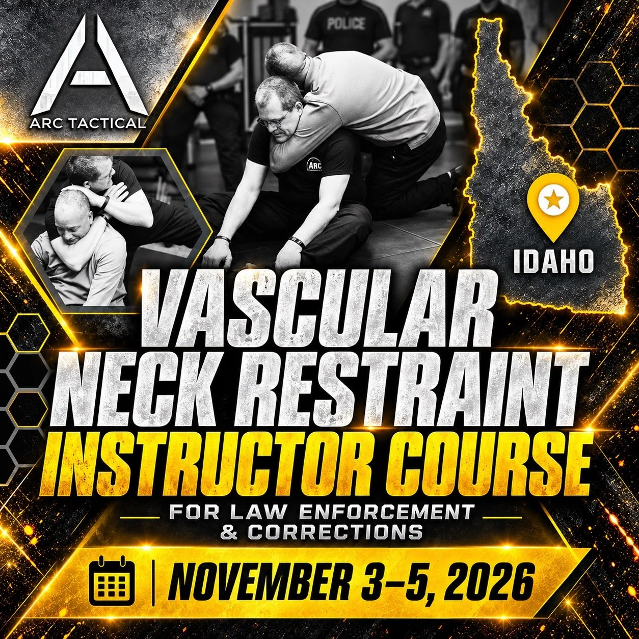 November 3-5, 2027 - Idaho - Vascular Neck Restraint Instructor