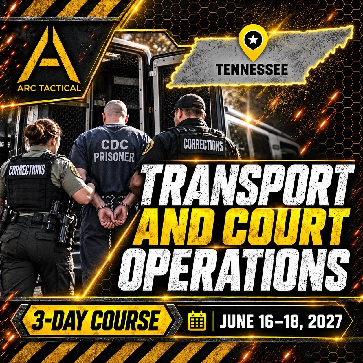June 16th - 18th, 2027 - Tennessee - Transport and Court Operations Course