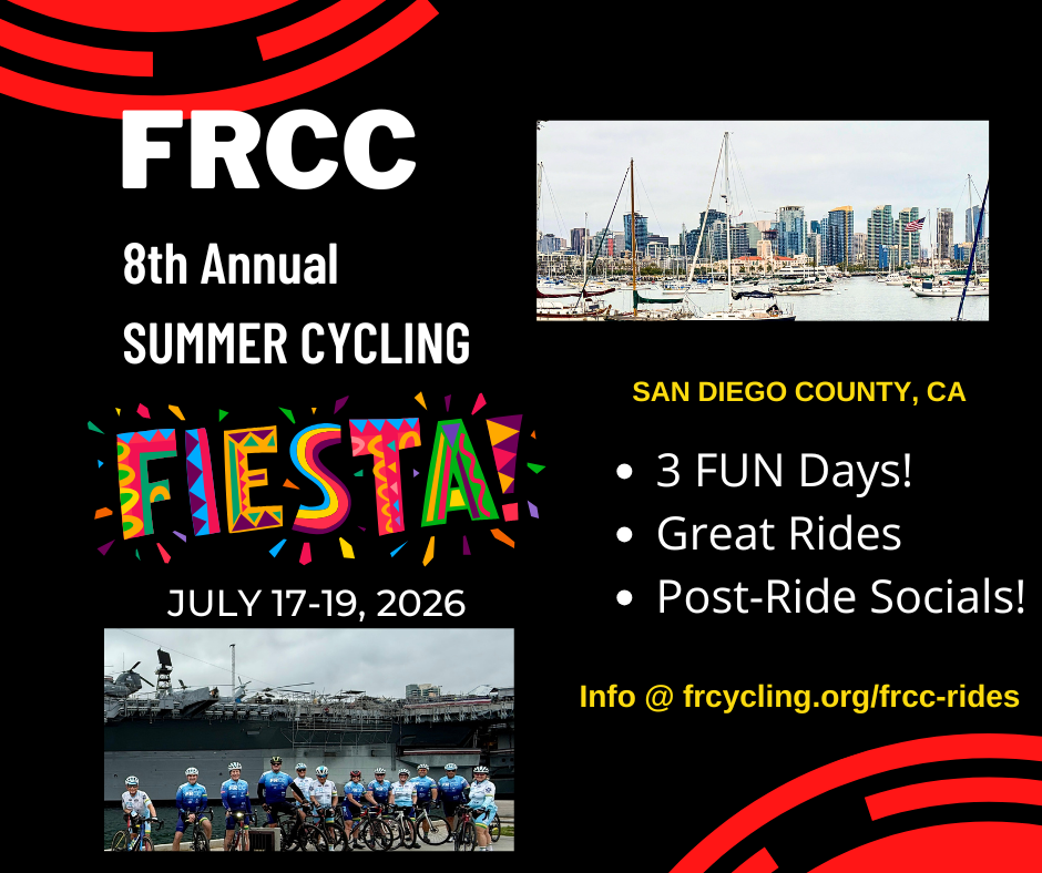 ⭐ San Diego: 8th Annual FRCC "Summer Cycling Fiesta" 🌞🚴🏿♂️⛱ EVENT OVERVIEW