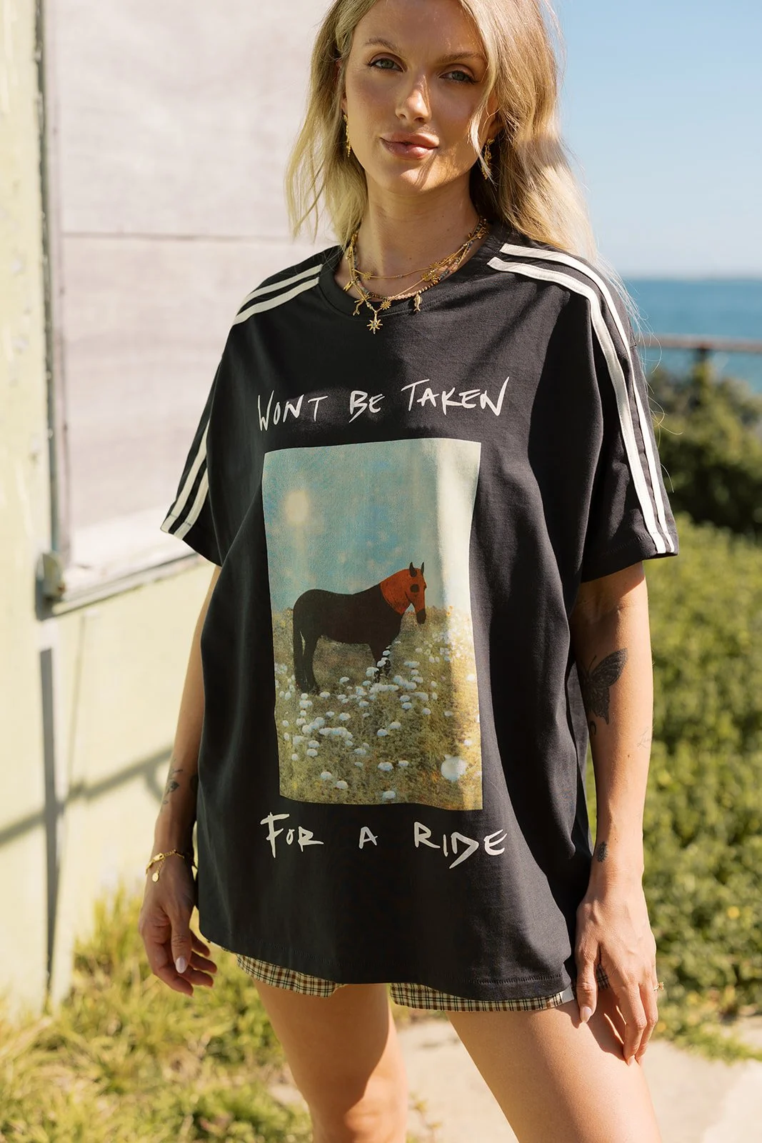 WON'T BE TAKEN FOR A RIDE TEE