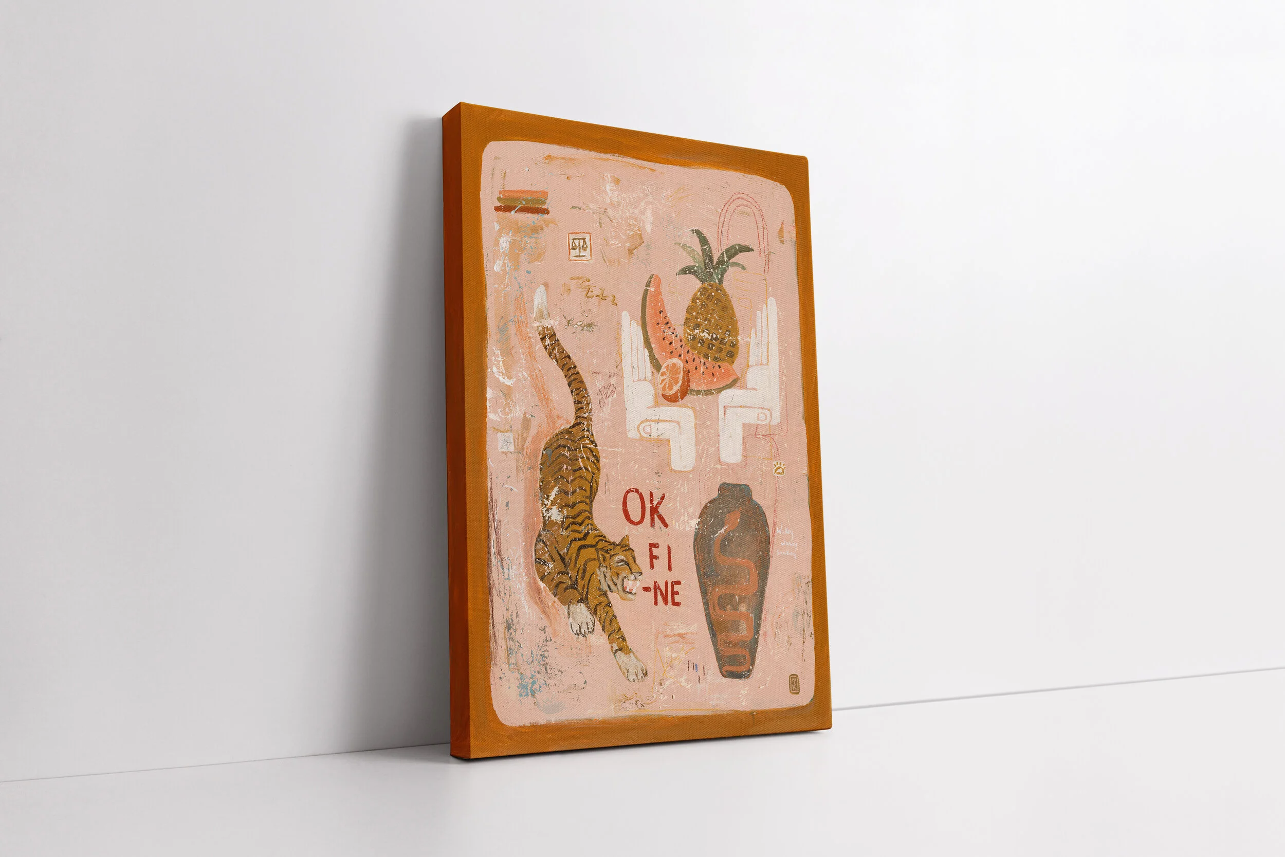 OK, Fine Canvas Print