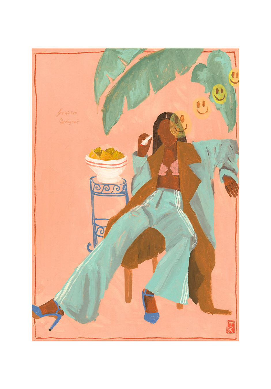 Sensitive Gangster Canvas Print Tahnee Kelland.png