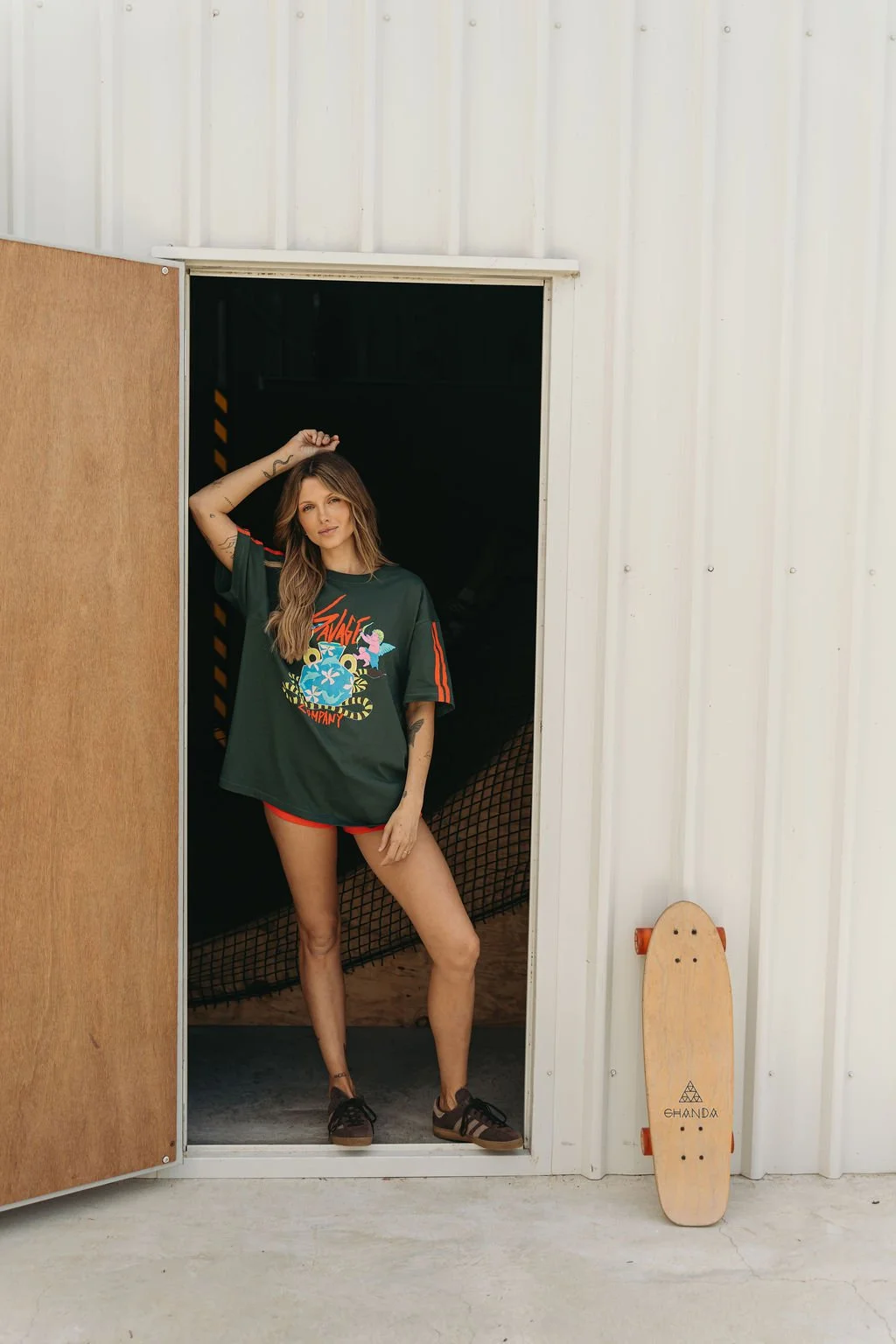TK Savage Company Green Adult Oversized Tee.jpg