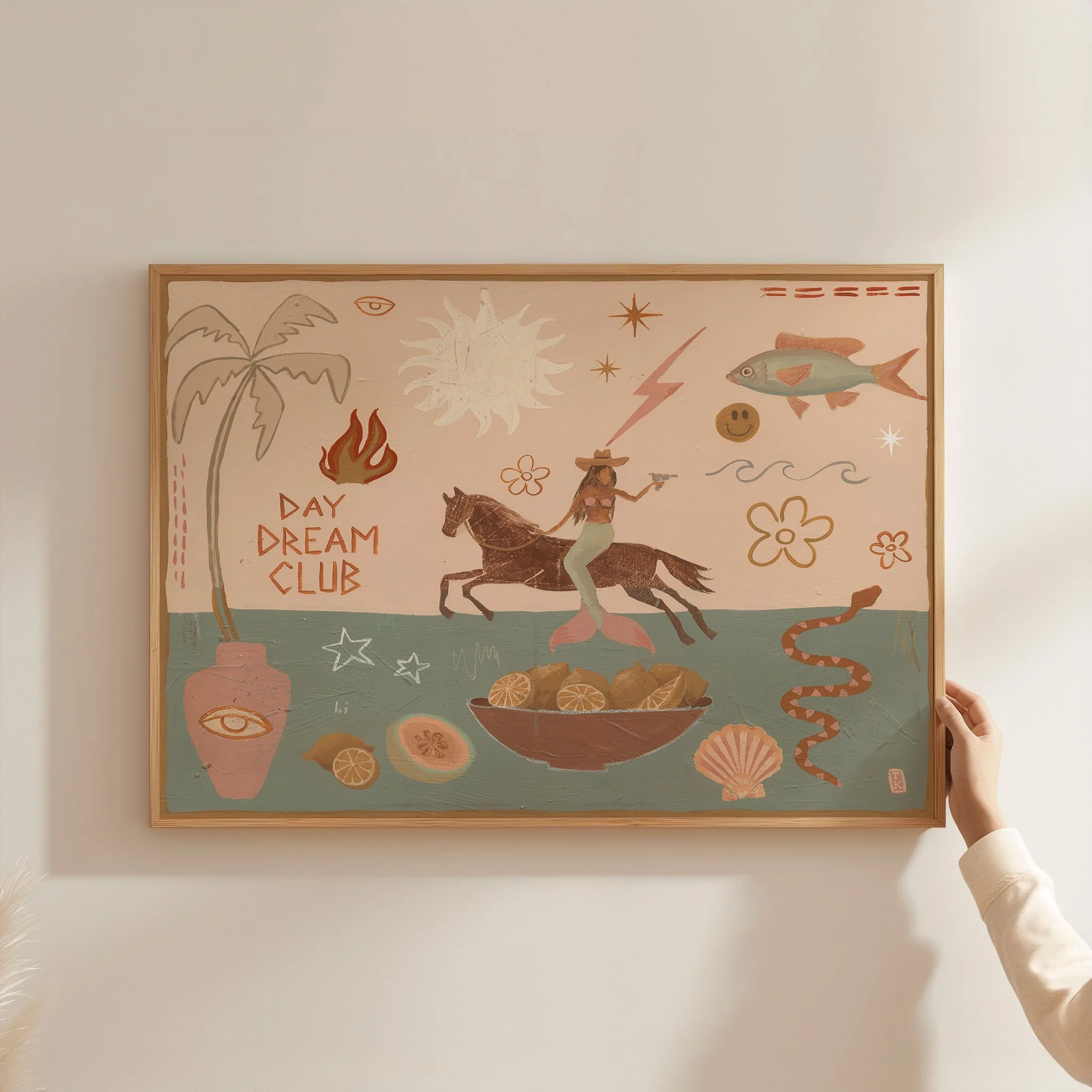 Day dream club print framed.JPG